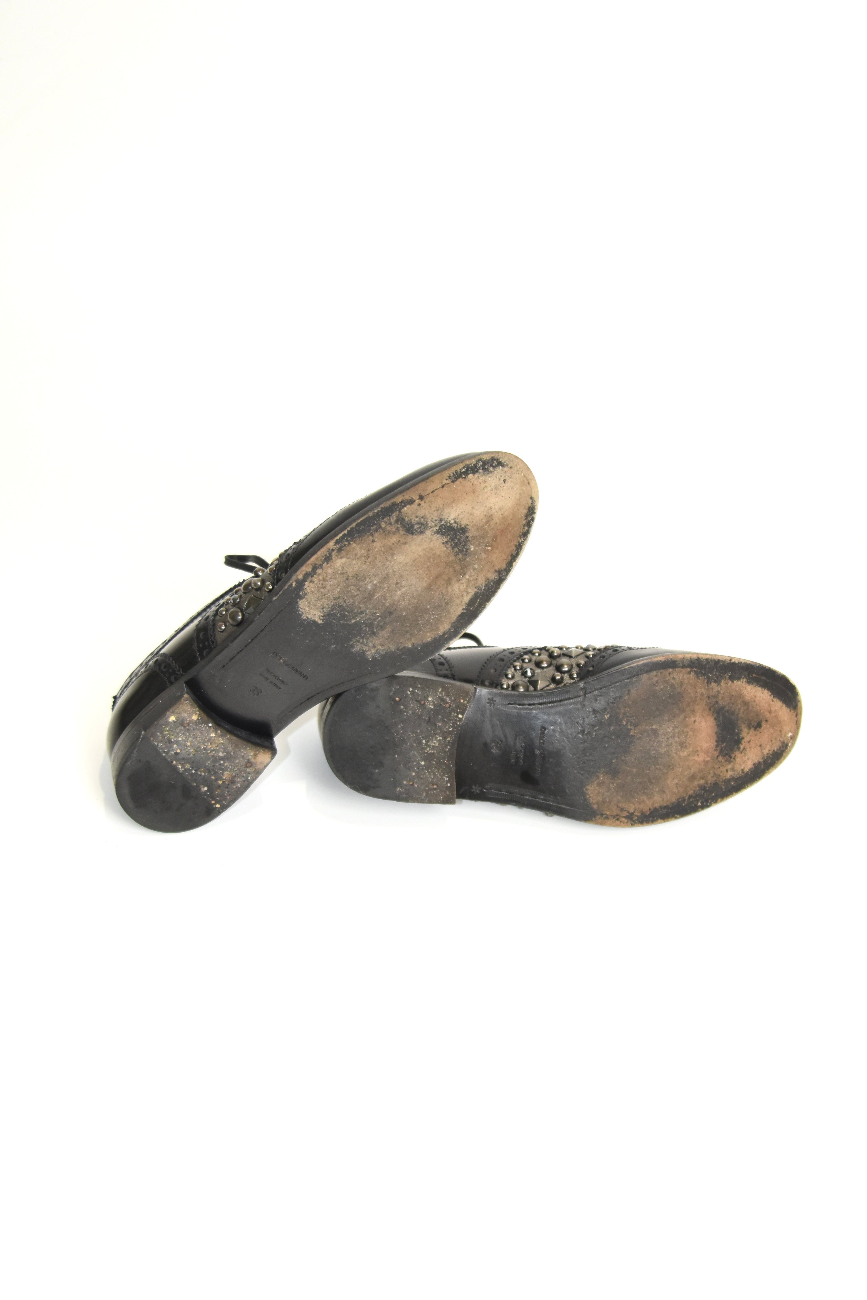 Dolce & Gabbana Studded Gothic Brogues