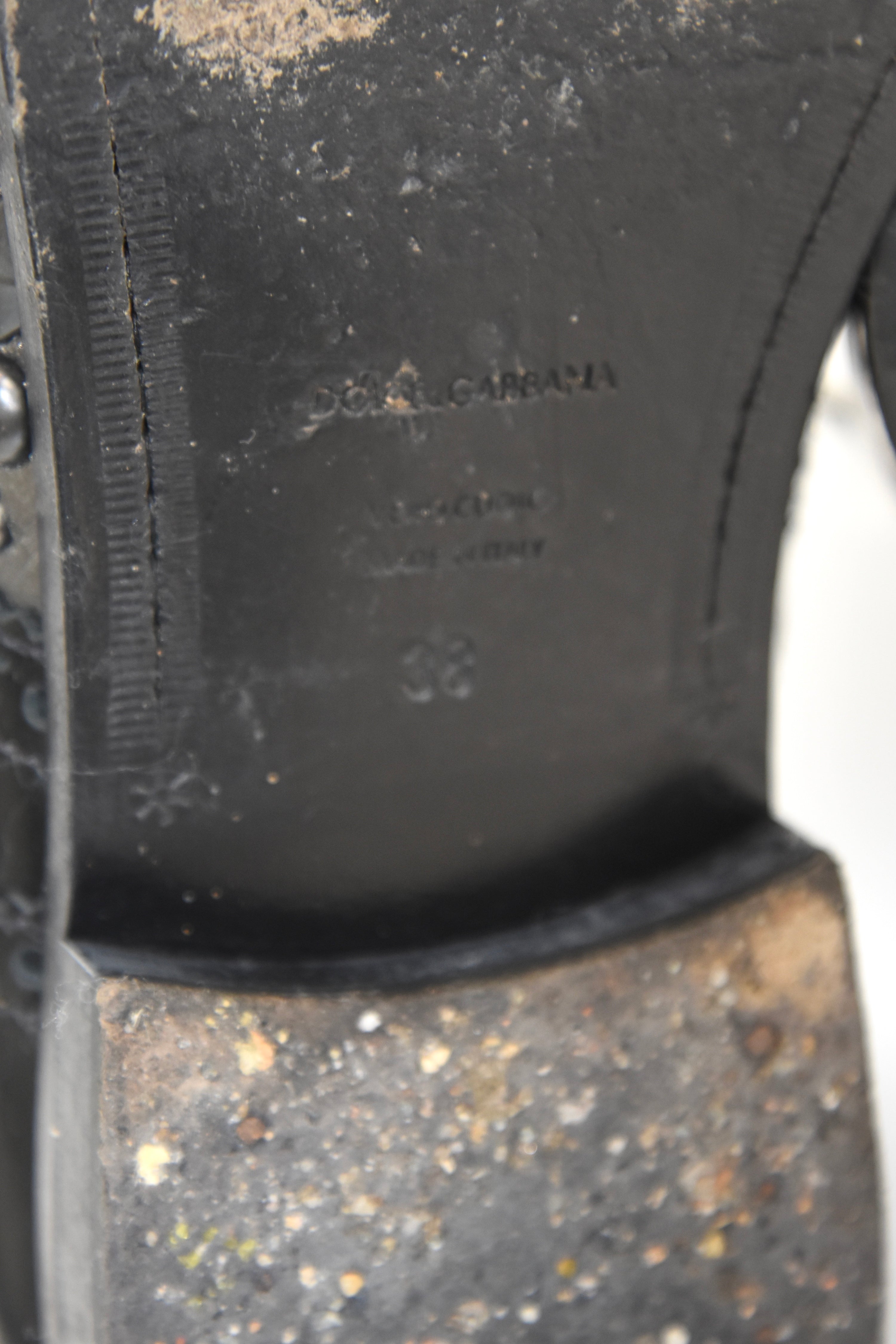 Dolce & Gabbana Studded Gothic Brogues