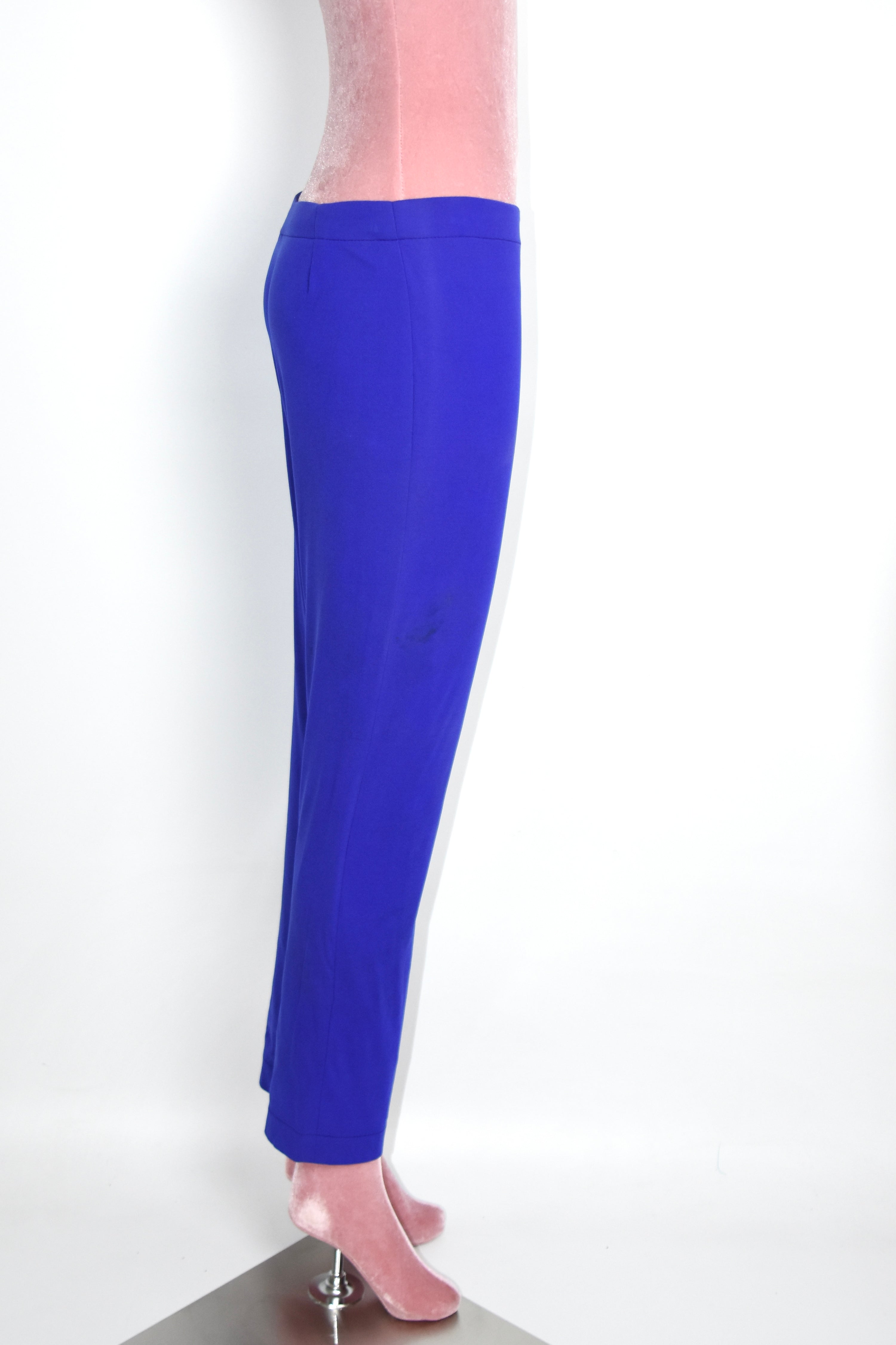 Walter Van Beirendonck “W&LT” Electric Blue Stretch Pants – 1990s Archive Piece