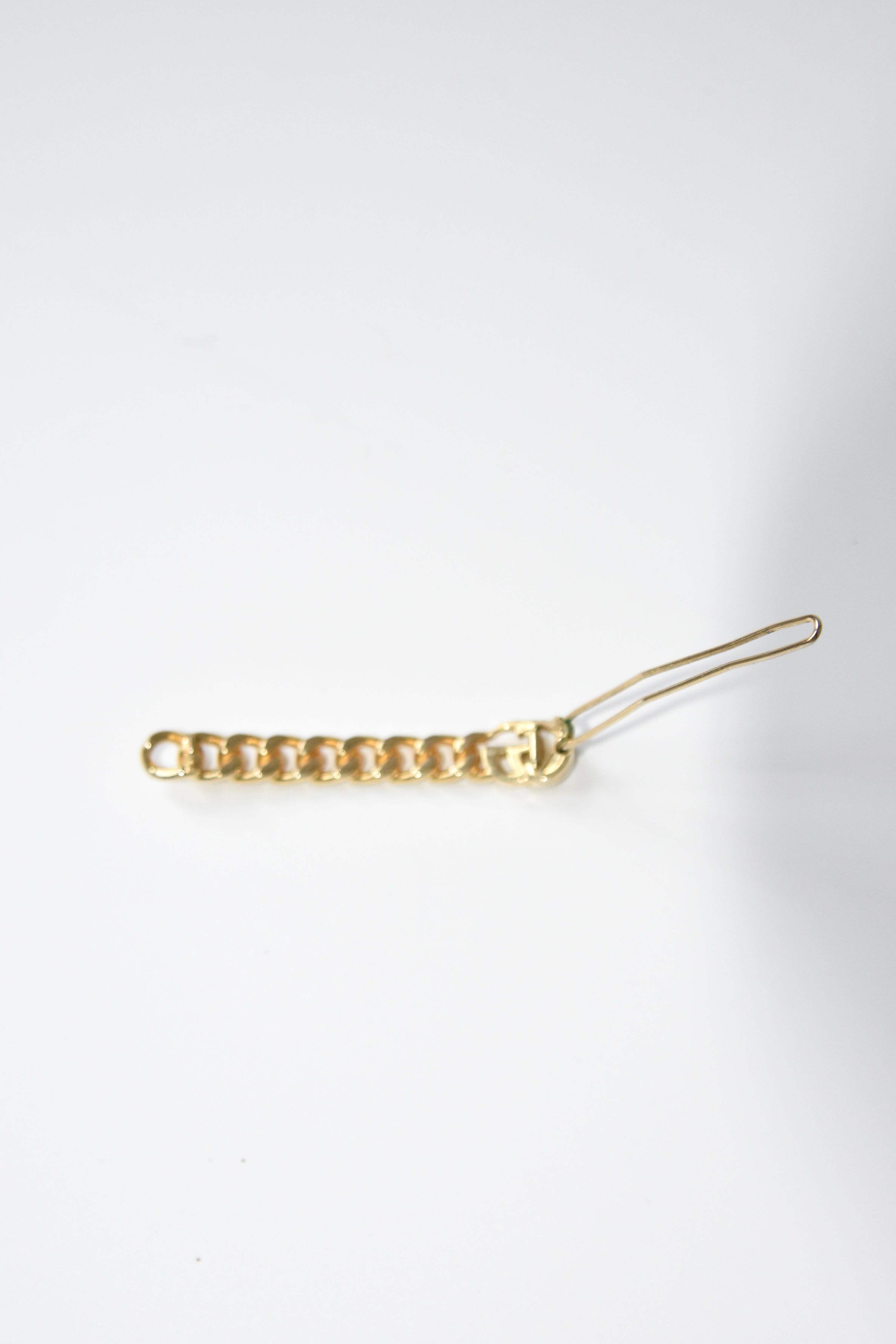 GUCCI Gold-Tone Chain Hair Clip