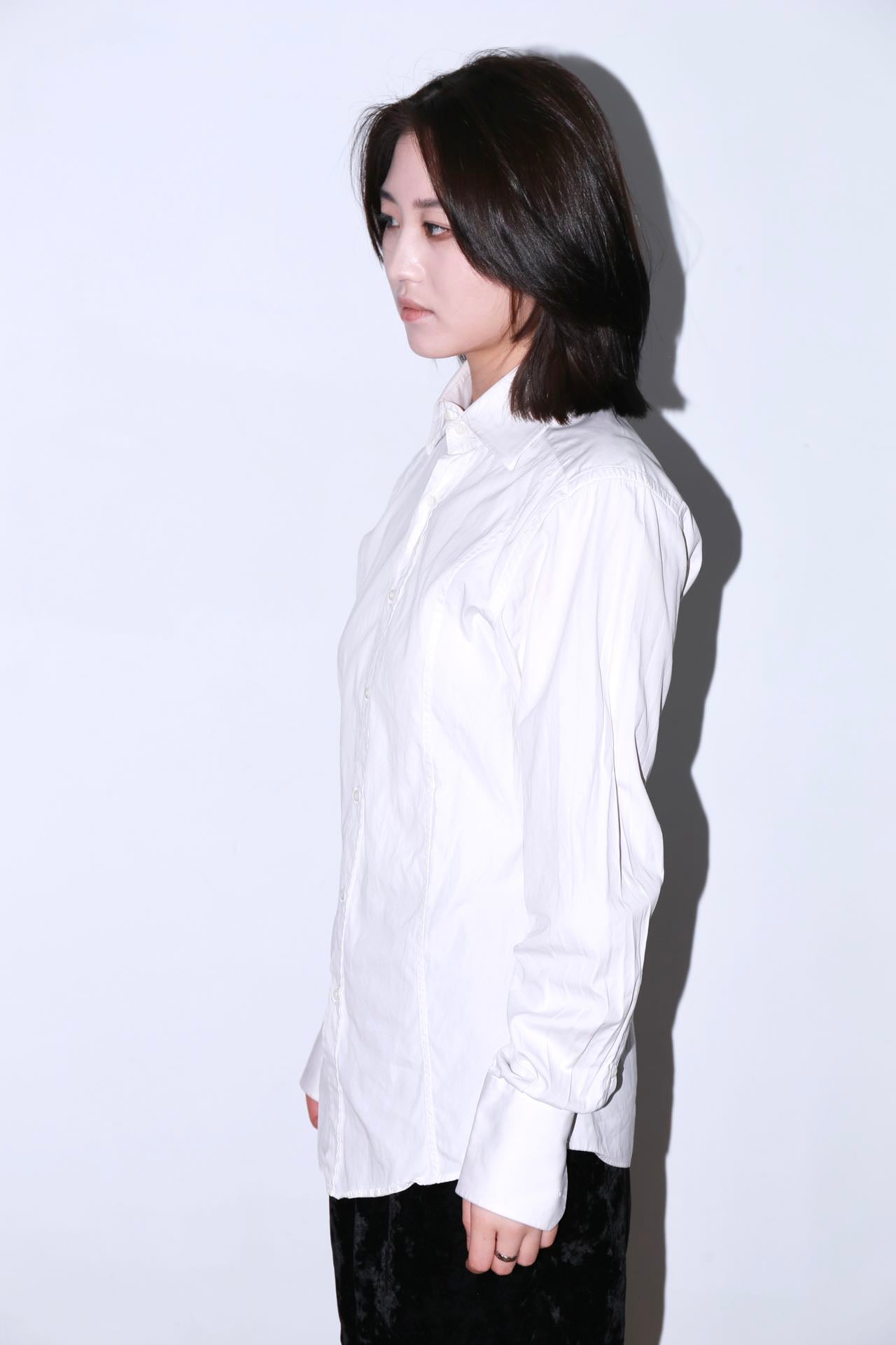 GUCCI by Tom Ford White Structured Shirt