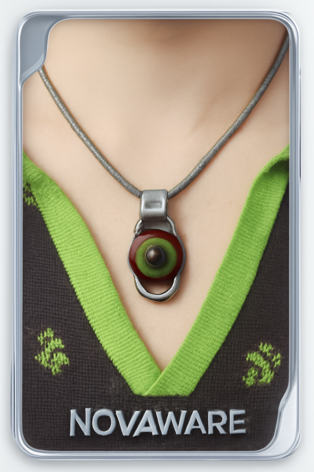 Jean Paul Gaultier 90s Vintage Tribal Fob Metal Necklace