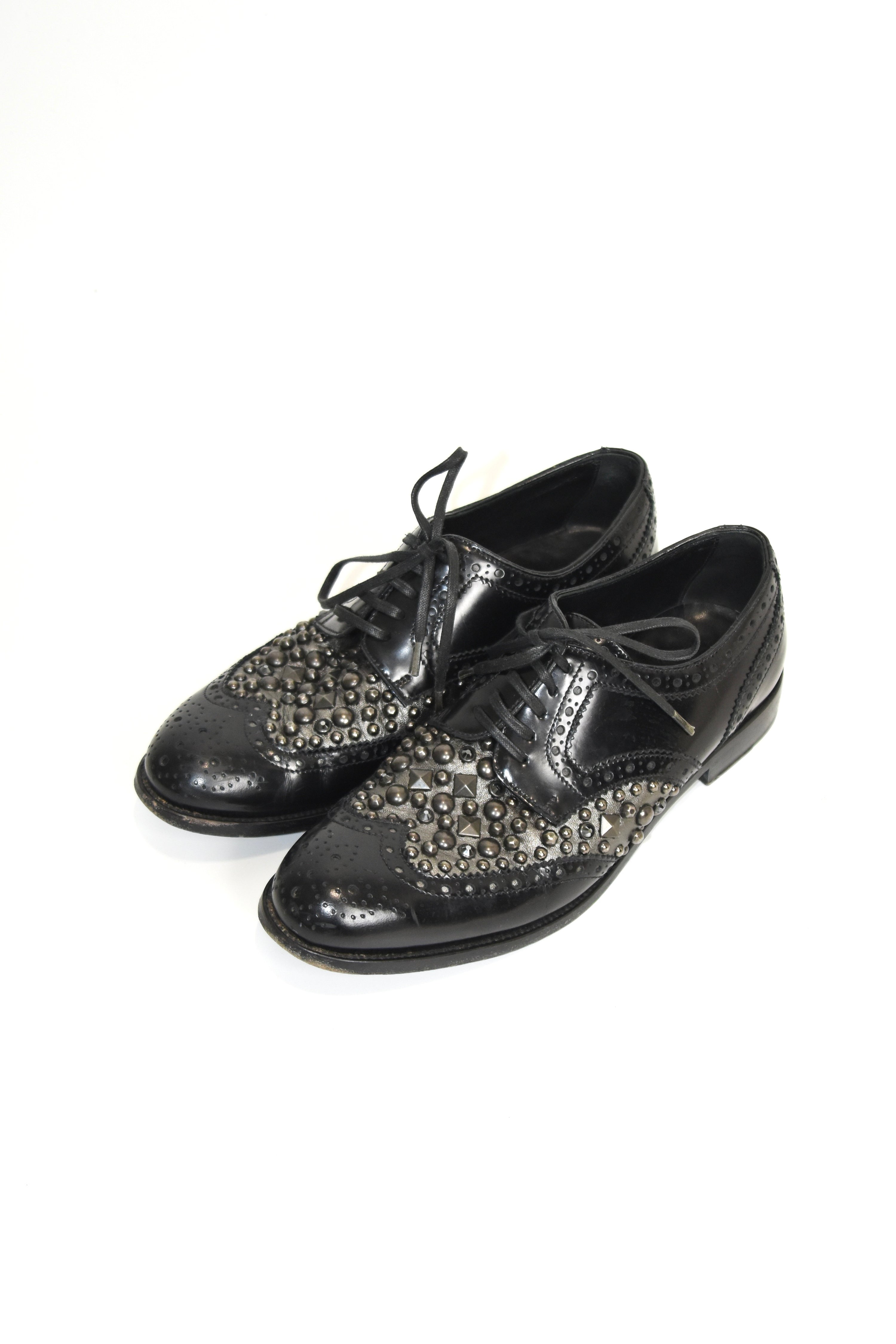Dolce & Gabbana Studded Gothic Brogues