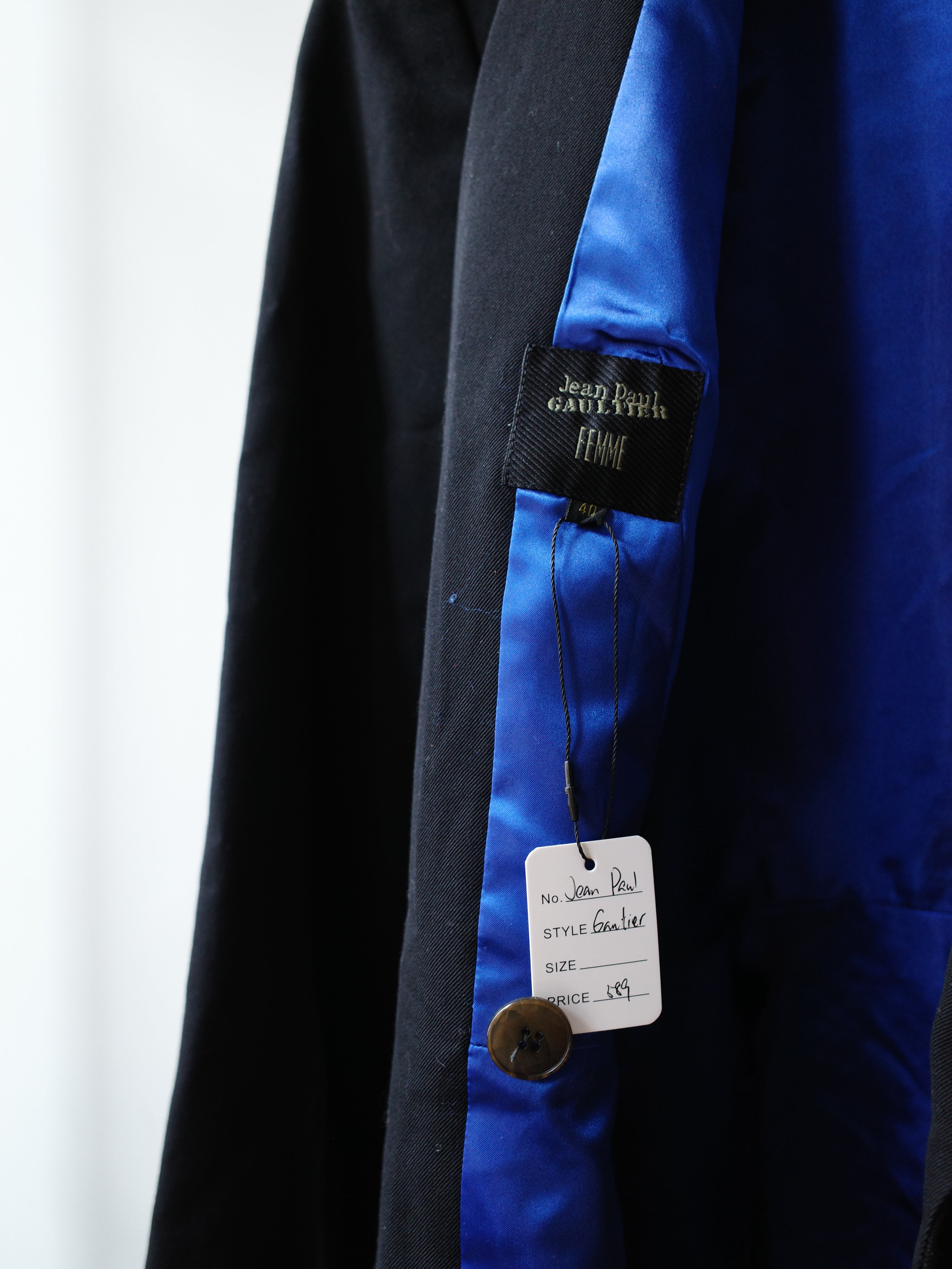 Jean Paul Gaultier Sculpted Tux Tailored Blazer