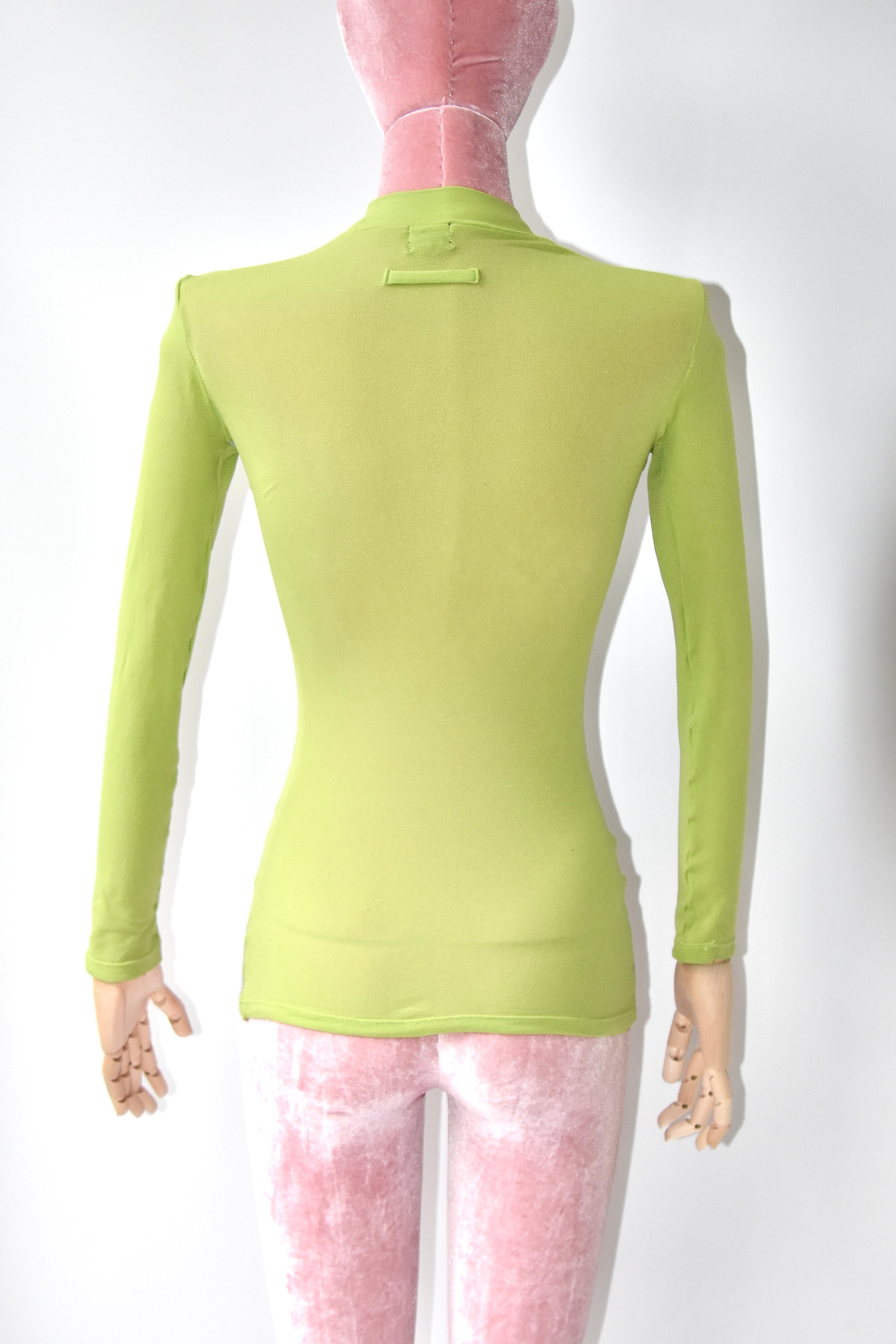 Jean Paul Gaultier Vintage Portrait Mesh Top