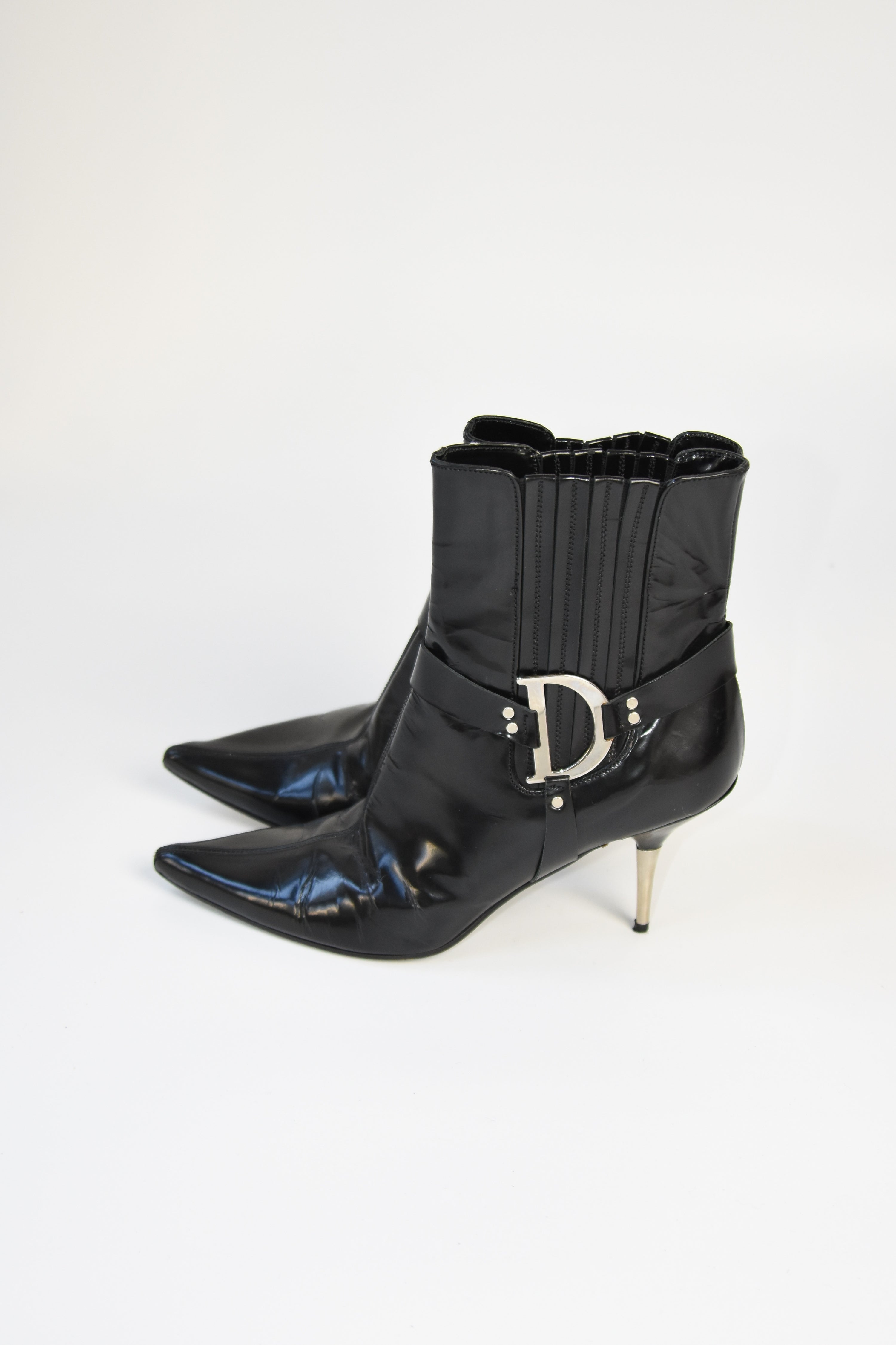 Christian Dior by John Galliano Millennium Hardcore Punk Pointed Boots