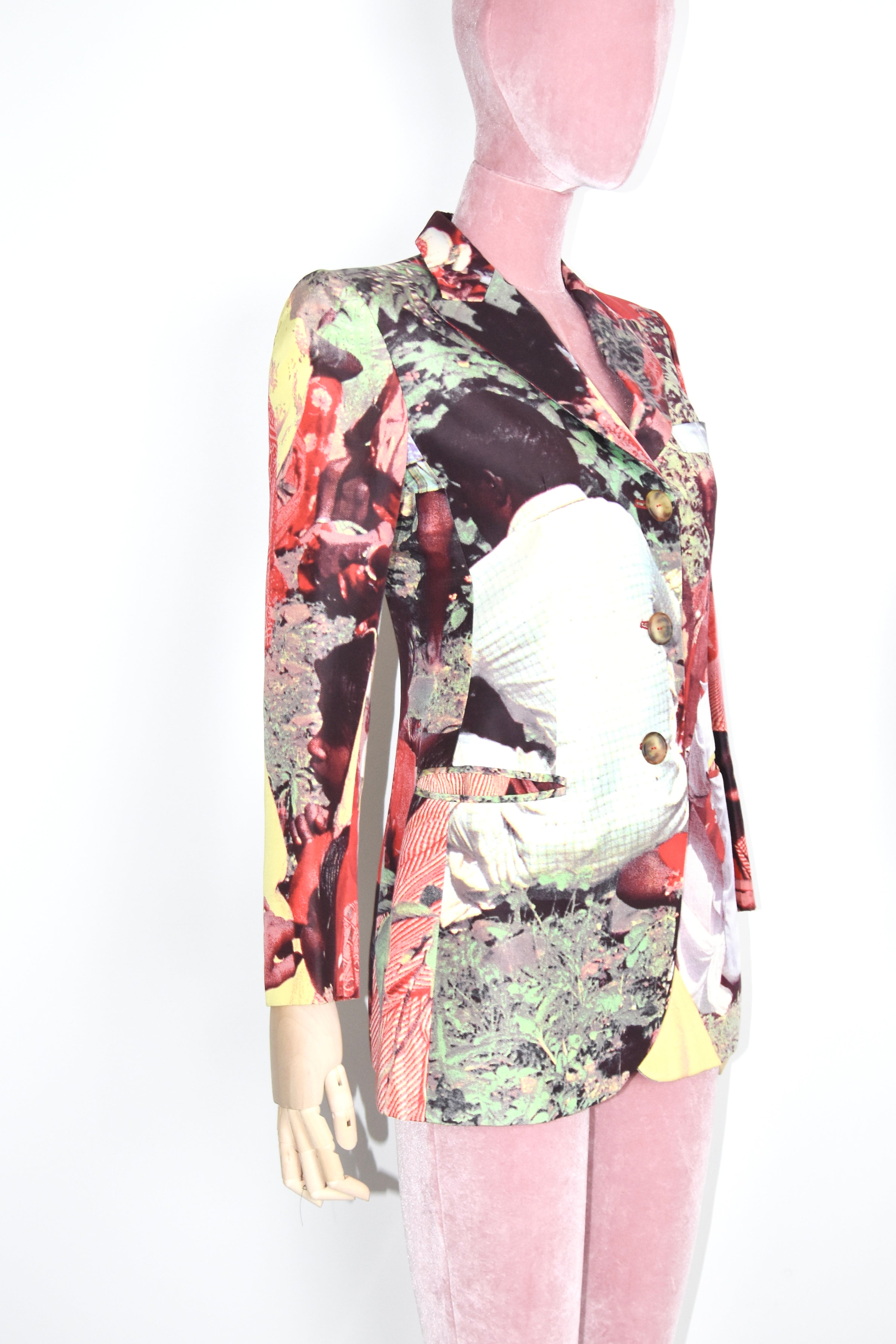 Moschino Vintage All-Over Print Jacket