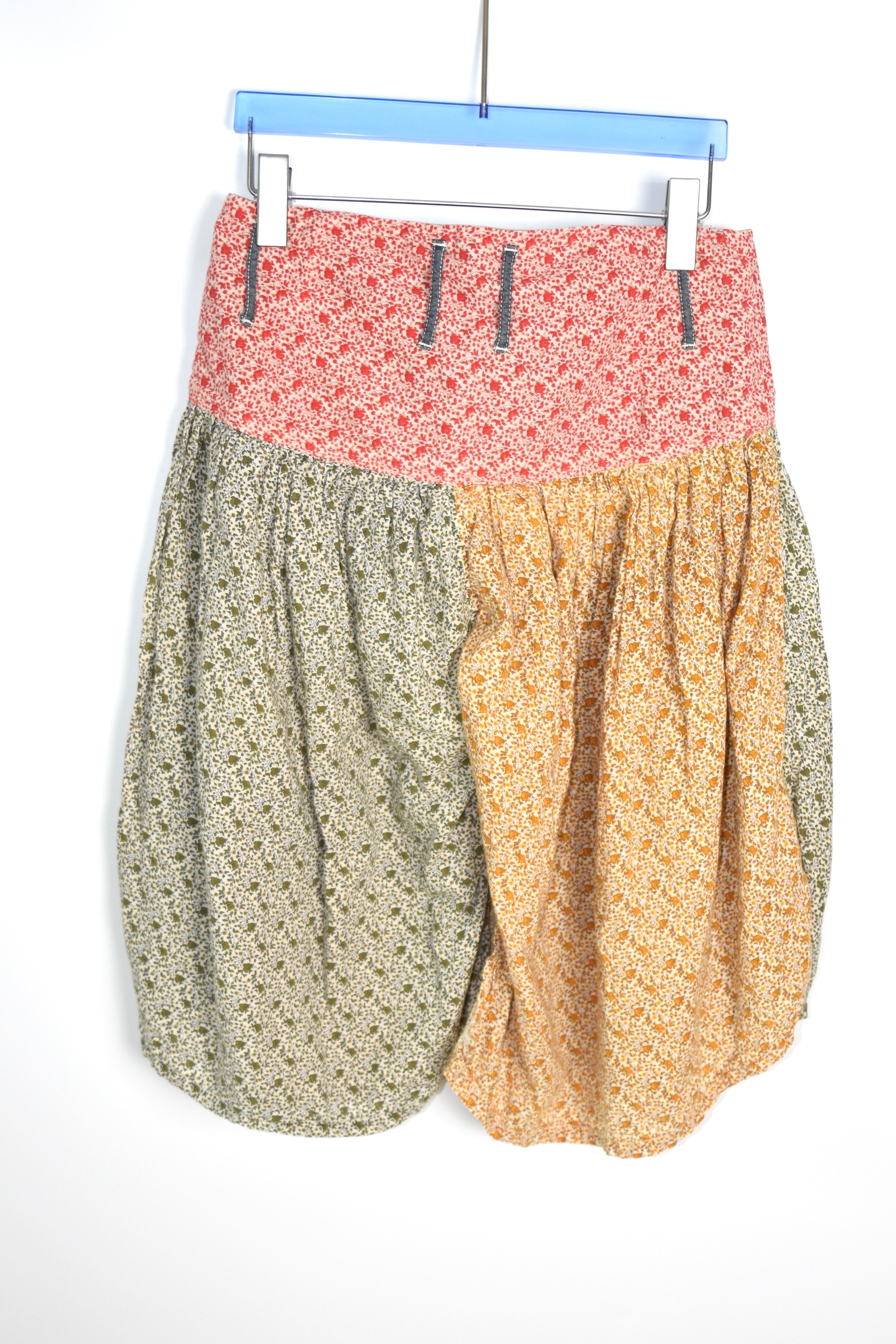 KAPITAL Patchwork Floral Balloon Shorts – Japanese Folk Patchwork Cotton Shorts