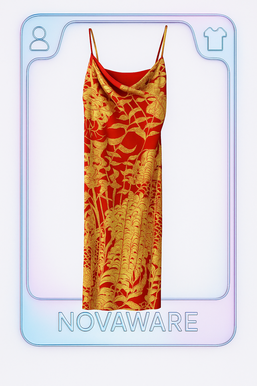 Roberto Cavalli Just Cavalli Gold Baroque Dress