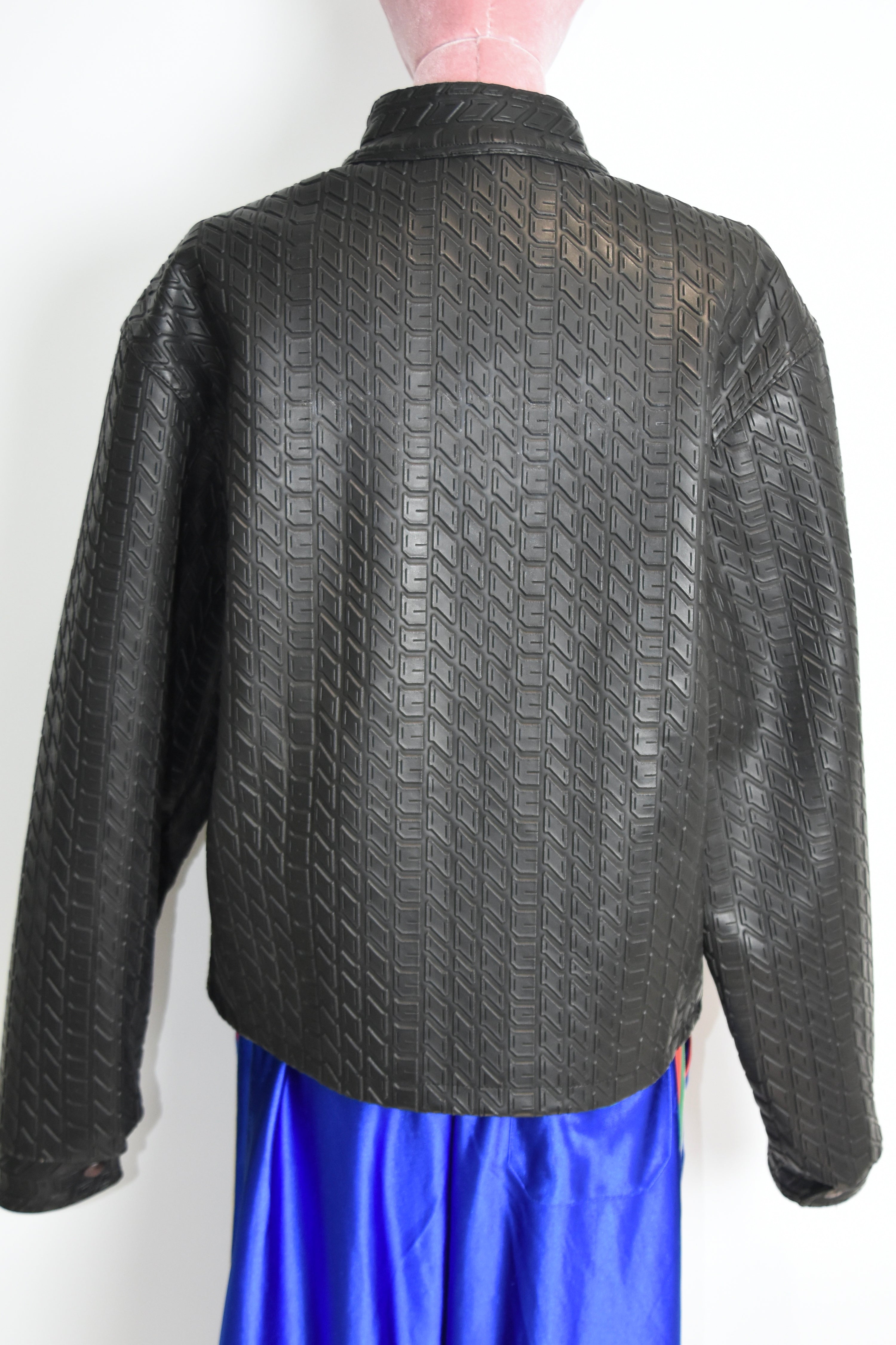 Moschino Vintage Tyre-Tread Quilted Jacket
