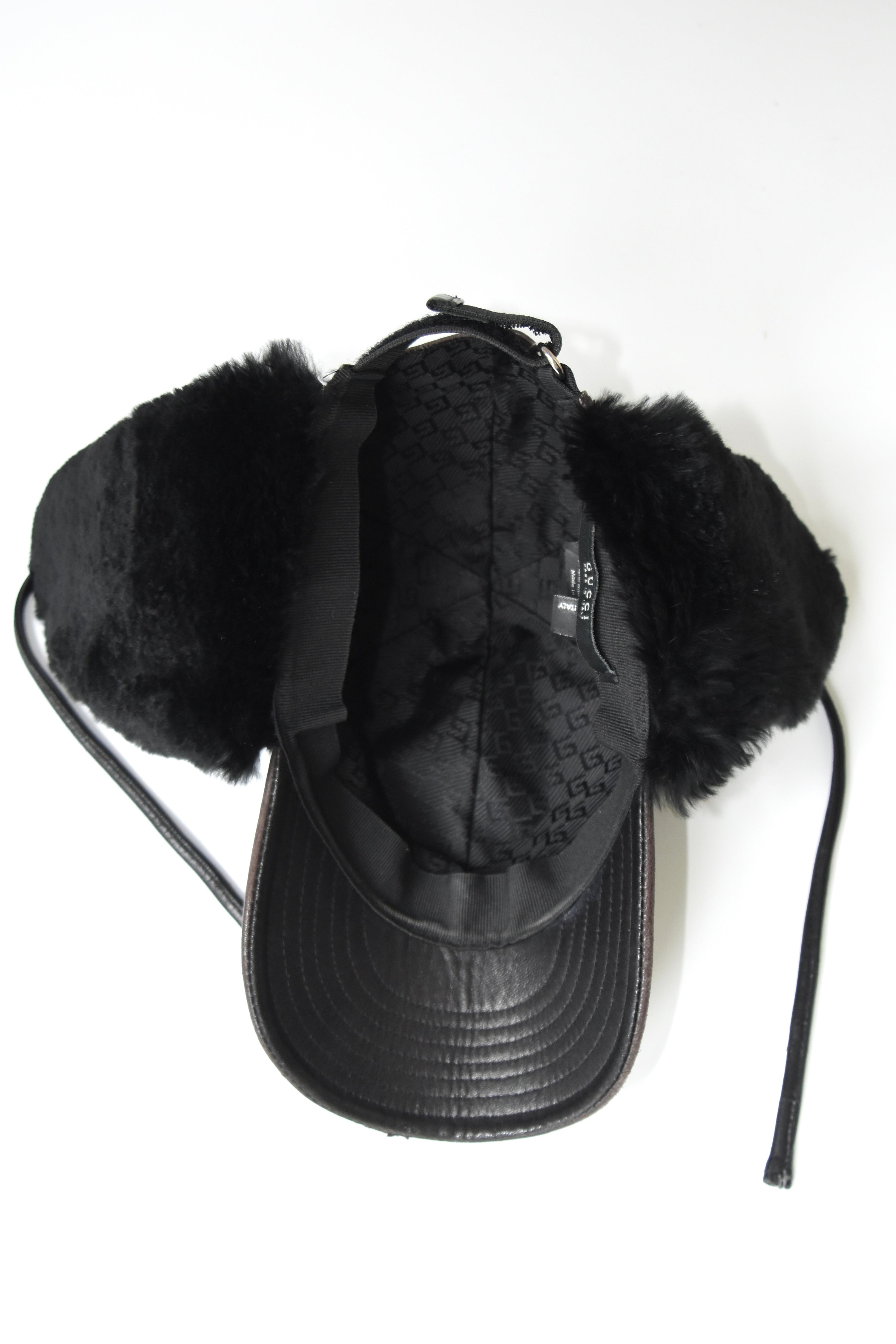 Gucci by Tom Ford Leather Ushanka Hat