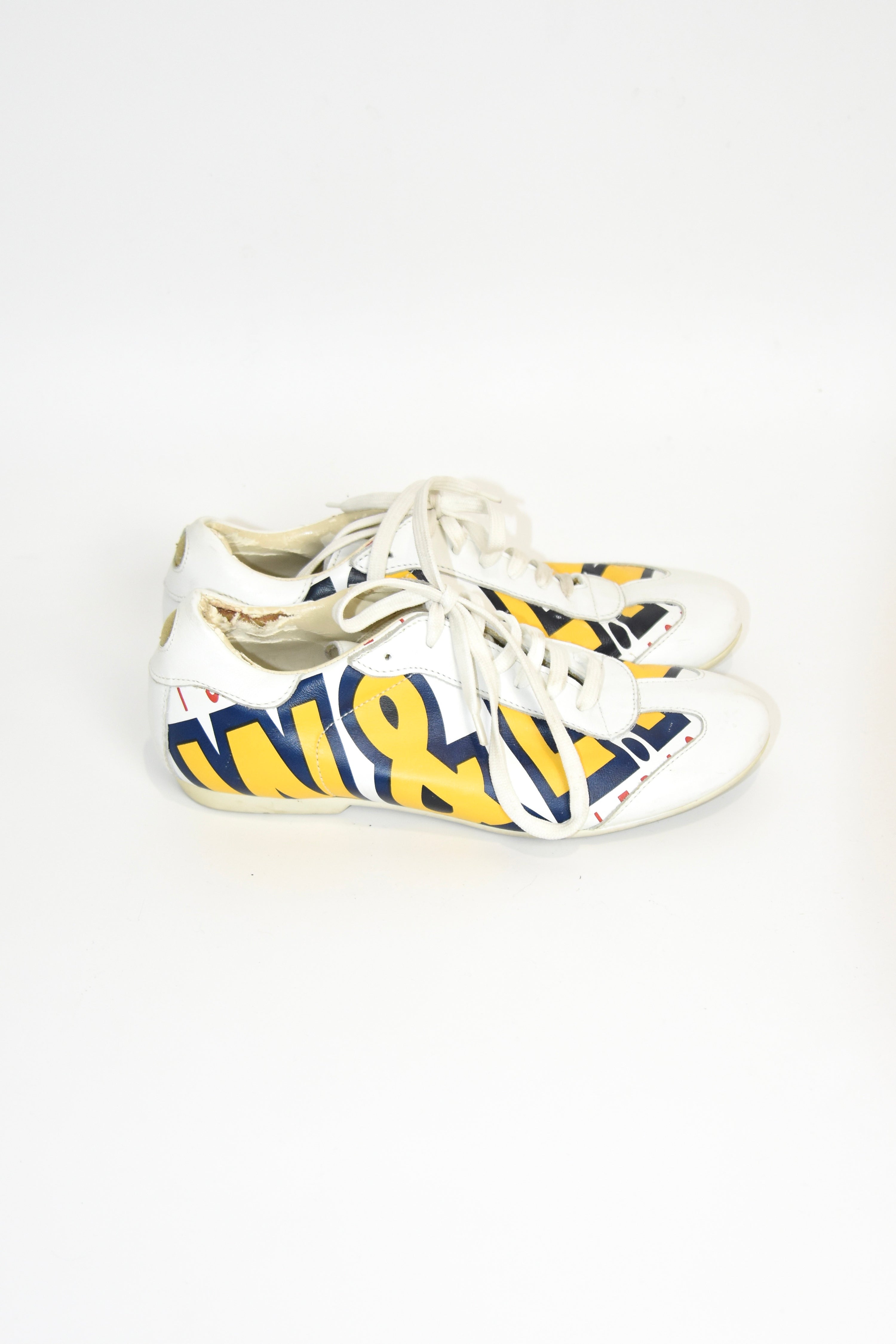 Walter Van Beirendonck Retro-Futuristic Logo Sneakers