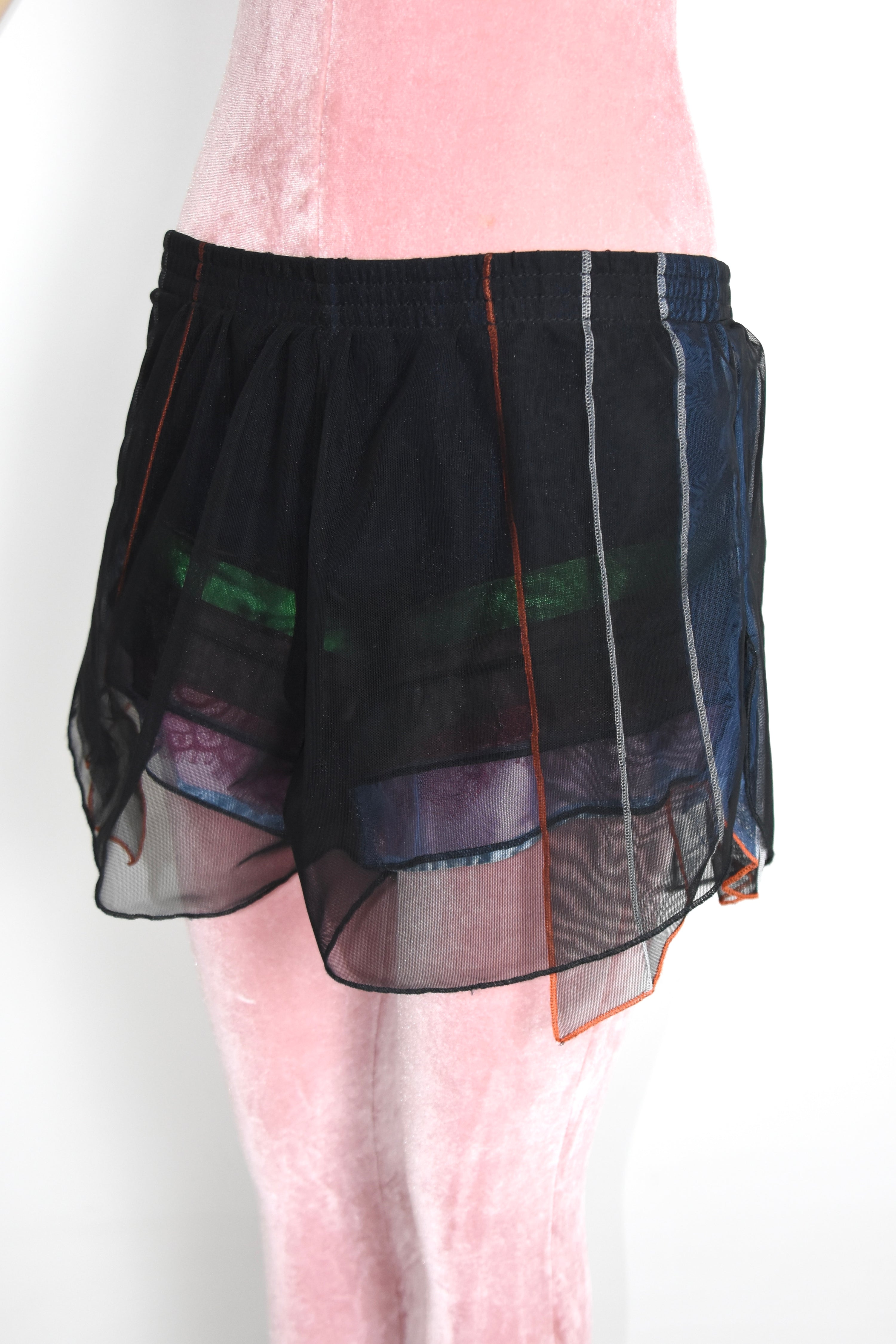 Y/Project Multi-Layer Mesh Shorts