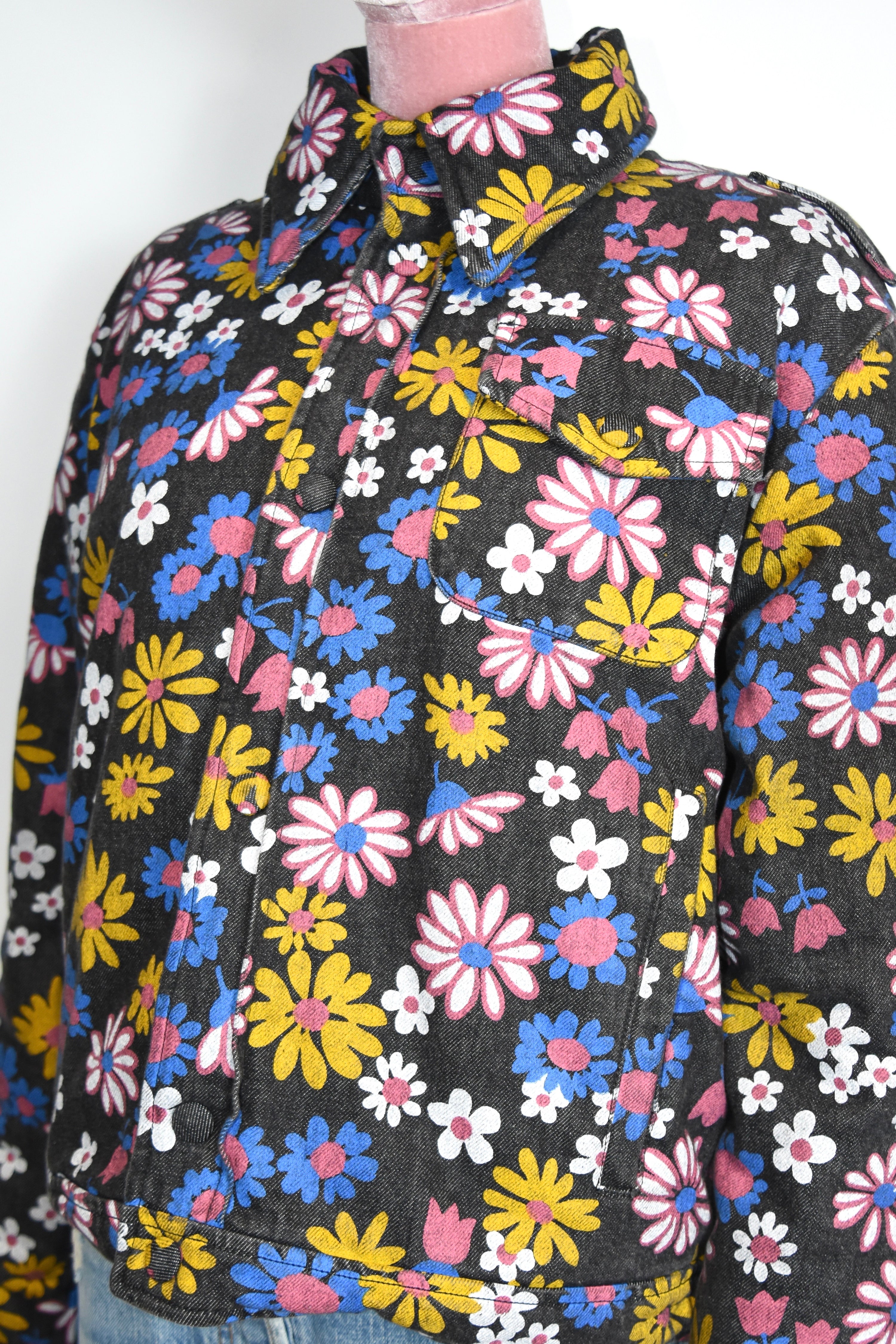 ERL Venice Beach Floral Print Padded Cotton Jacket – Unisex California Surf Style Coat