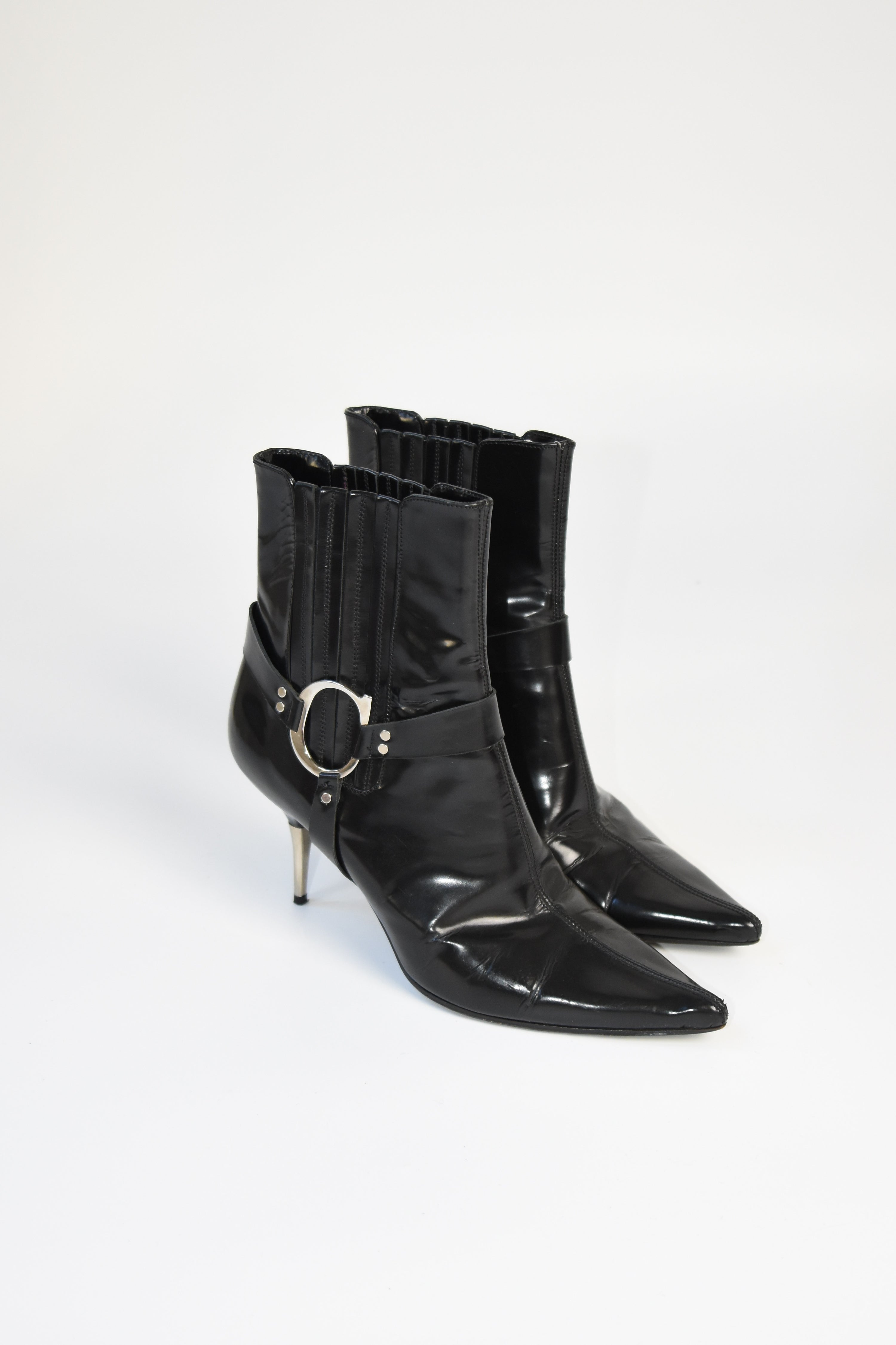 Christian Dior by John Galliano Millennium Hardcore Punk Pointed Boots