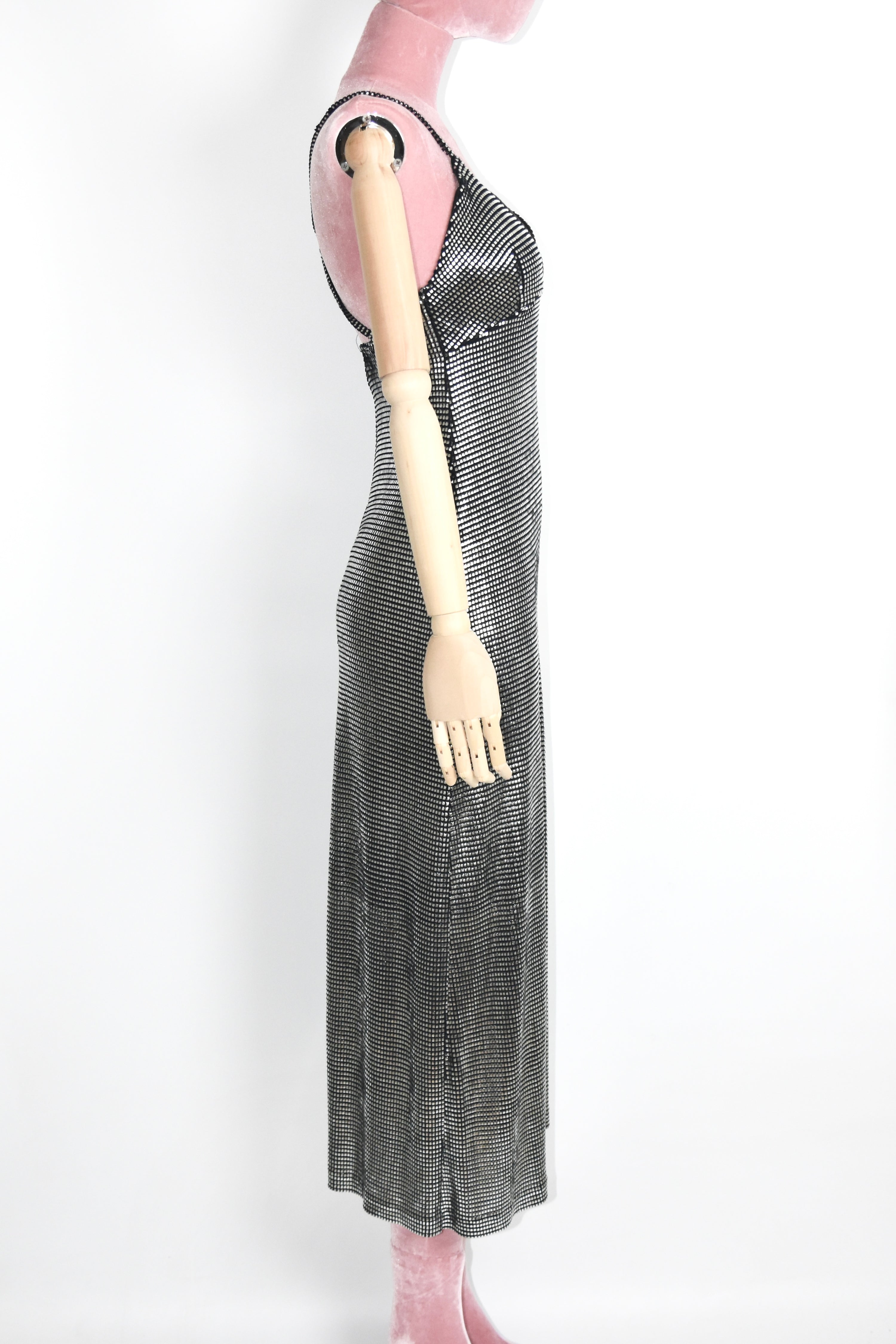Paco Rabanne Vintage Chainmail Sheen Dress