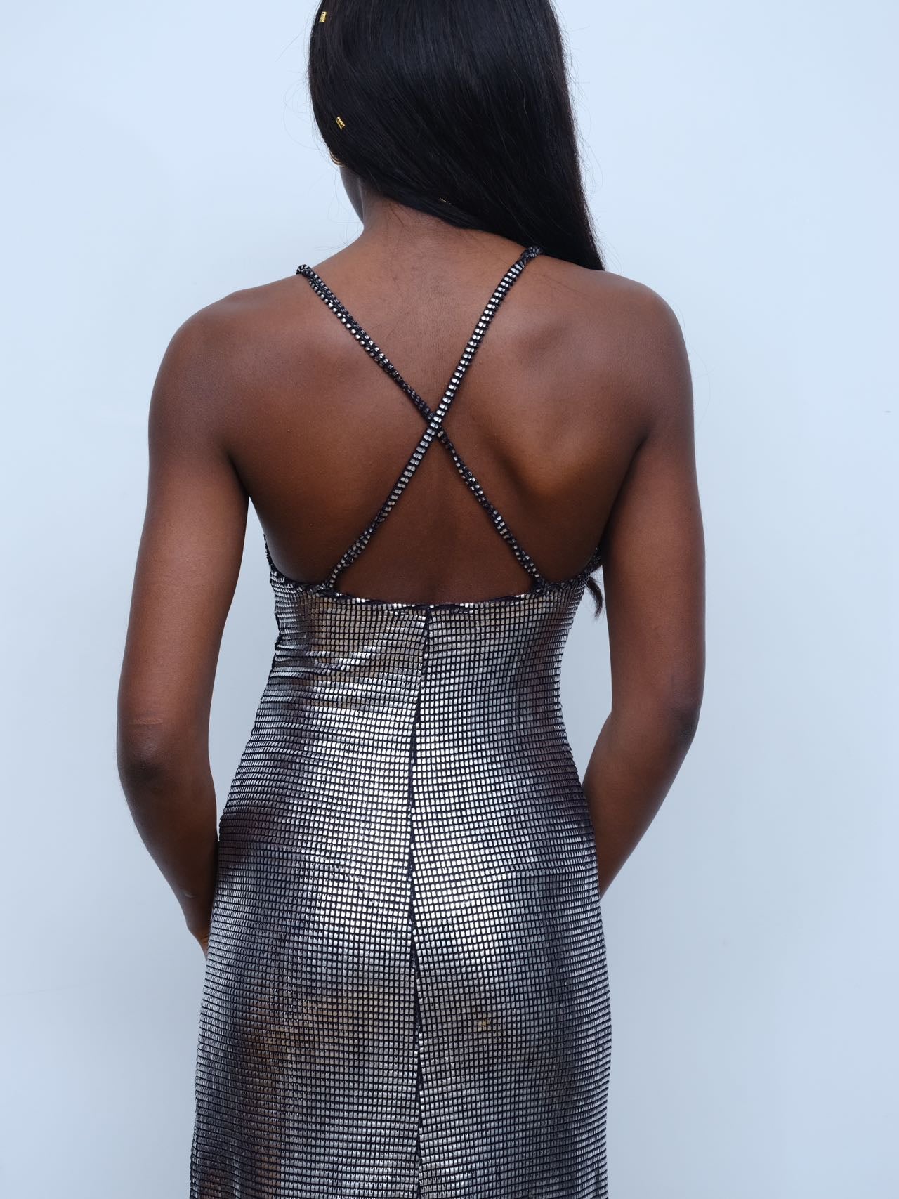 Paco Rabanne Vintage Chainmail Sheen Dress