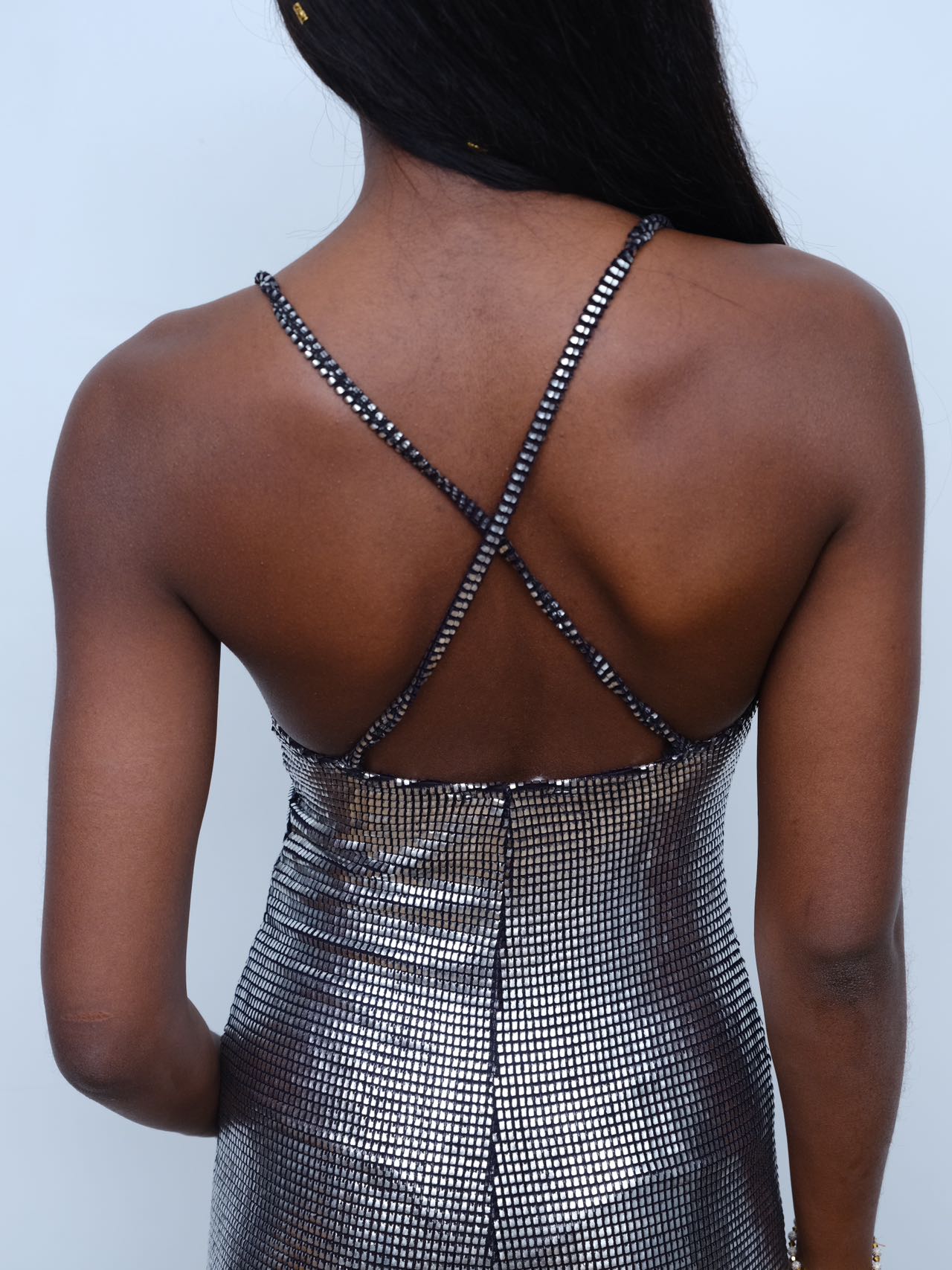 Paco Rabanne Vintage Chainmail Sheen Dress