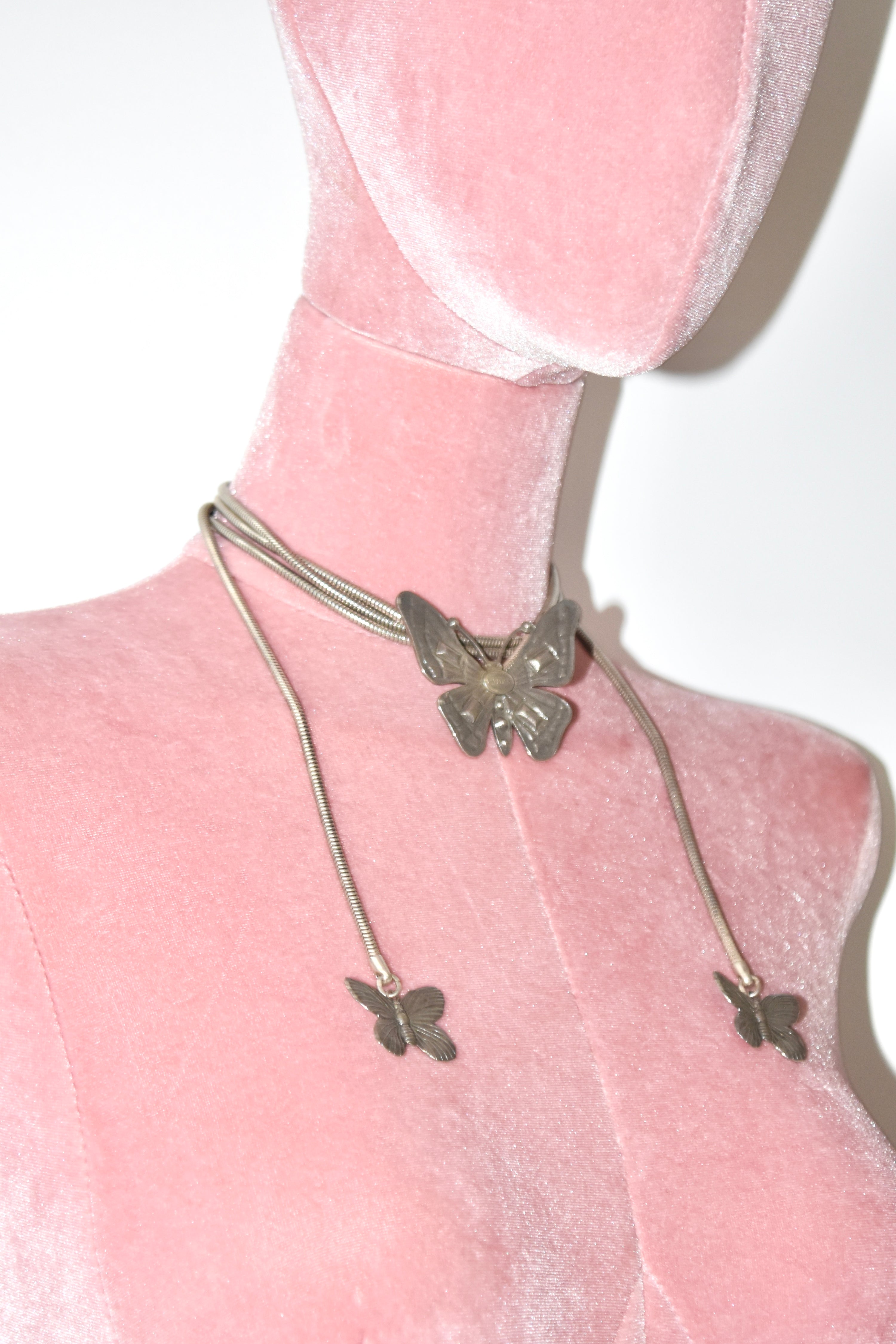 Jean Paul Gaultier Triple-Wrap Butterfly Choker