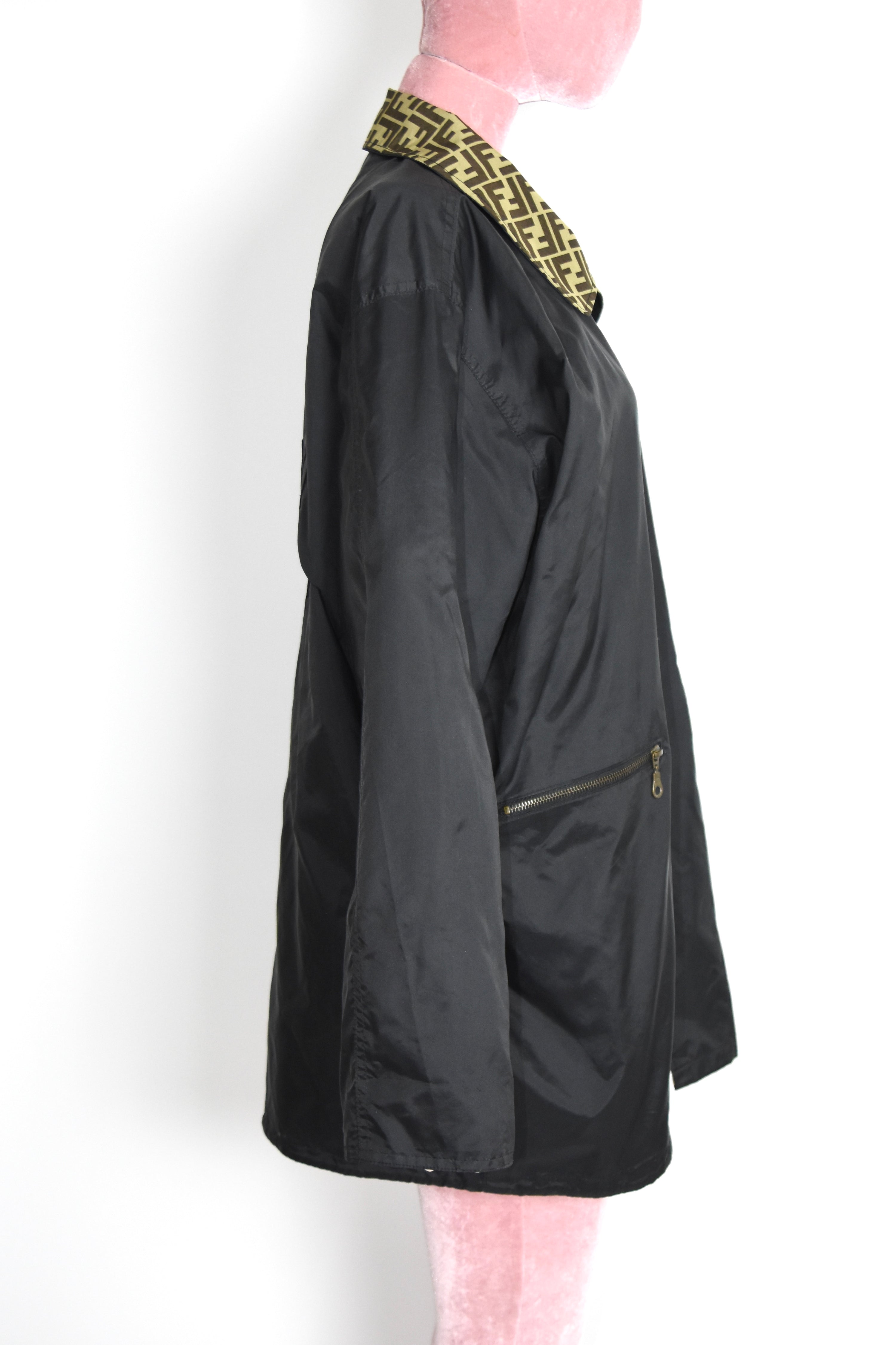 FENDI Reversible Monogram Windbreaker Jacket