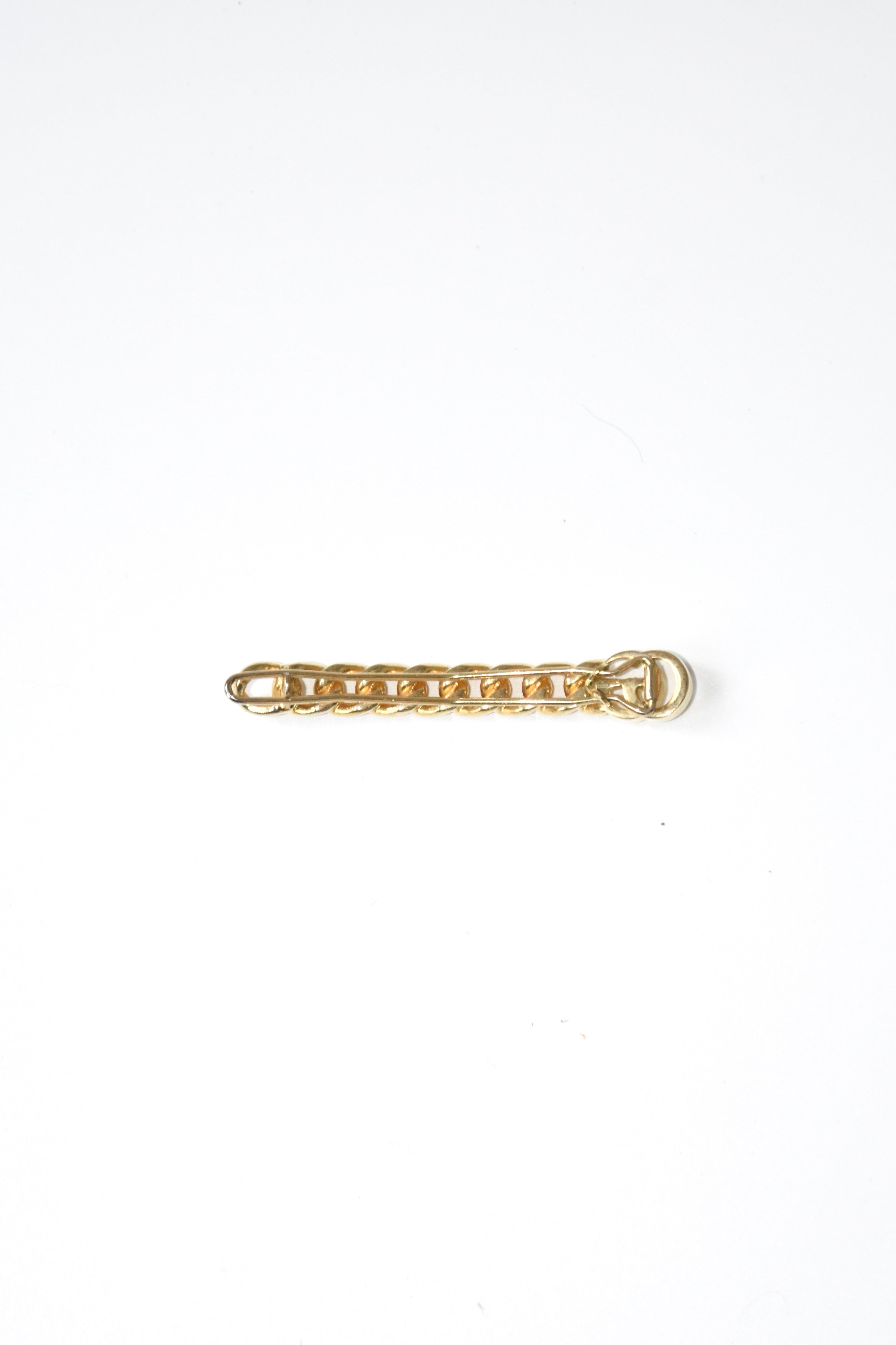 GUCCI Gold-Tone Chain Hair Clip