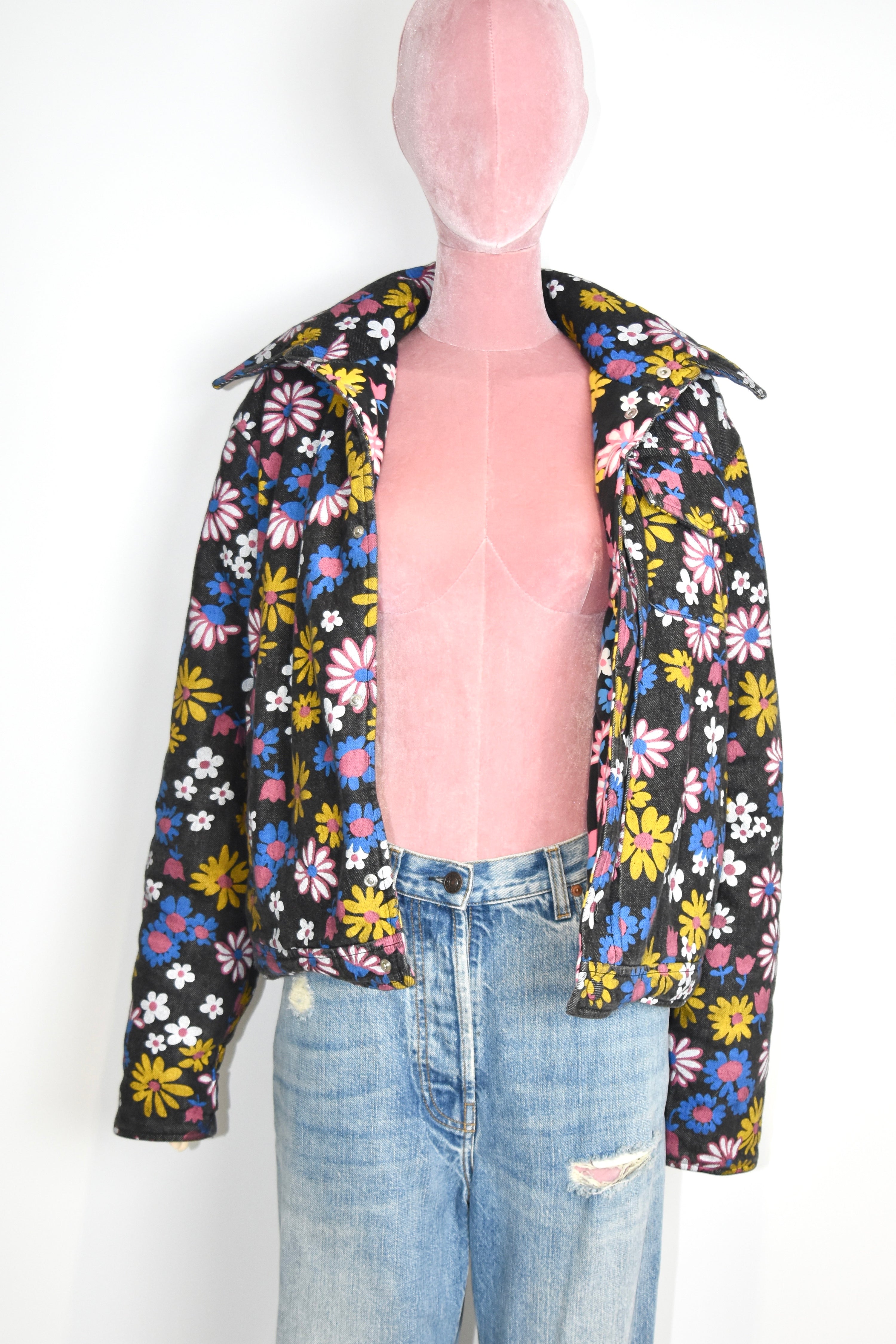 ERL Venice Beach Floral Print Padded Cotton Jacket – Unisex California Surf Style Coat