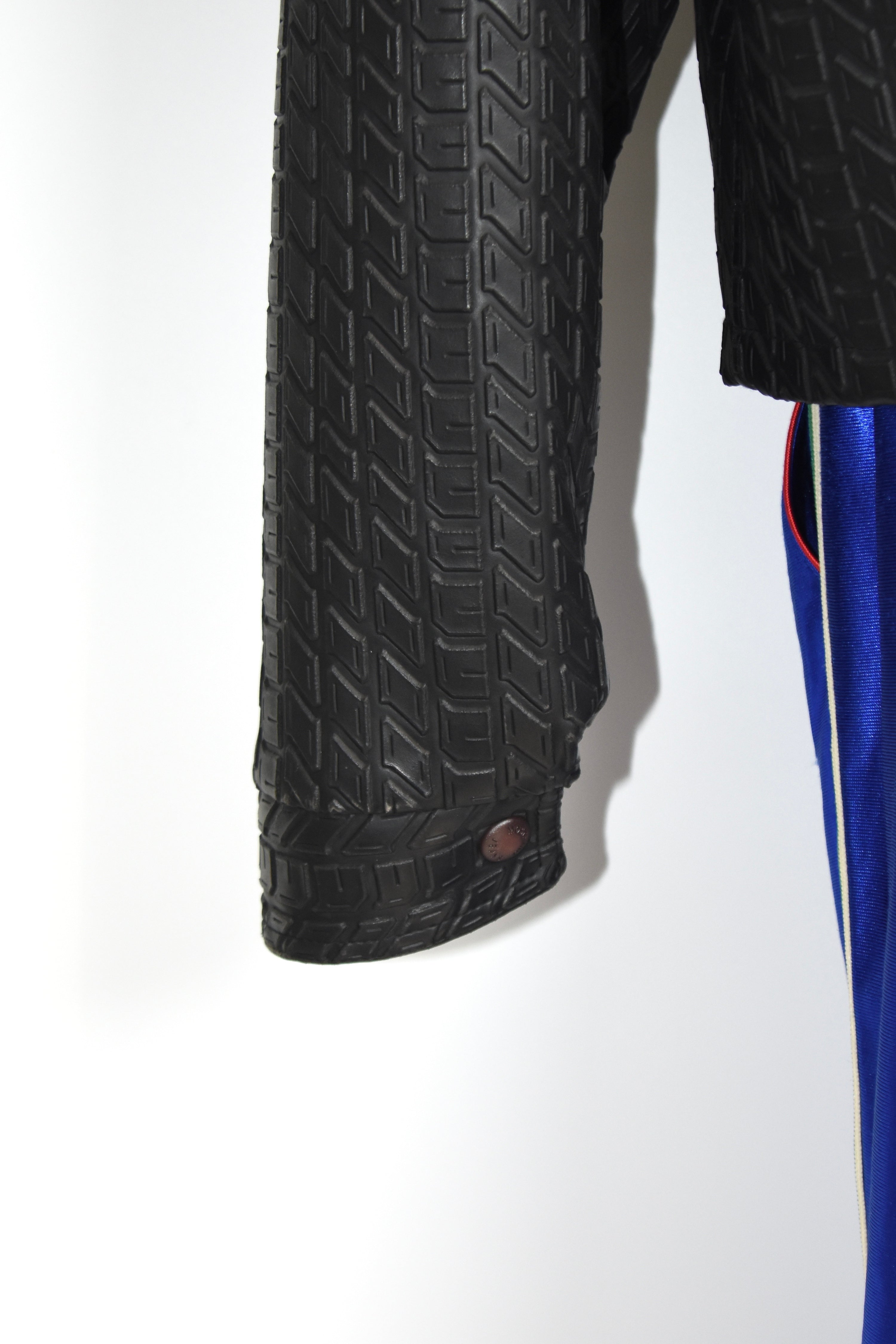 Moschino Vintage Tyre-Tread Quilted Jacket
