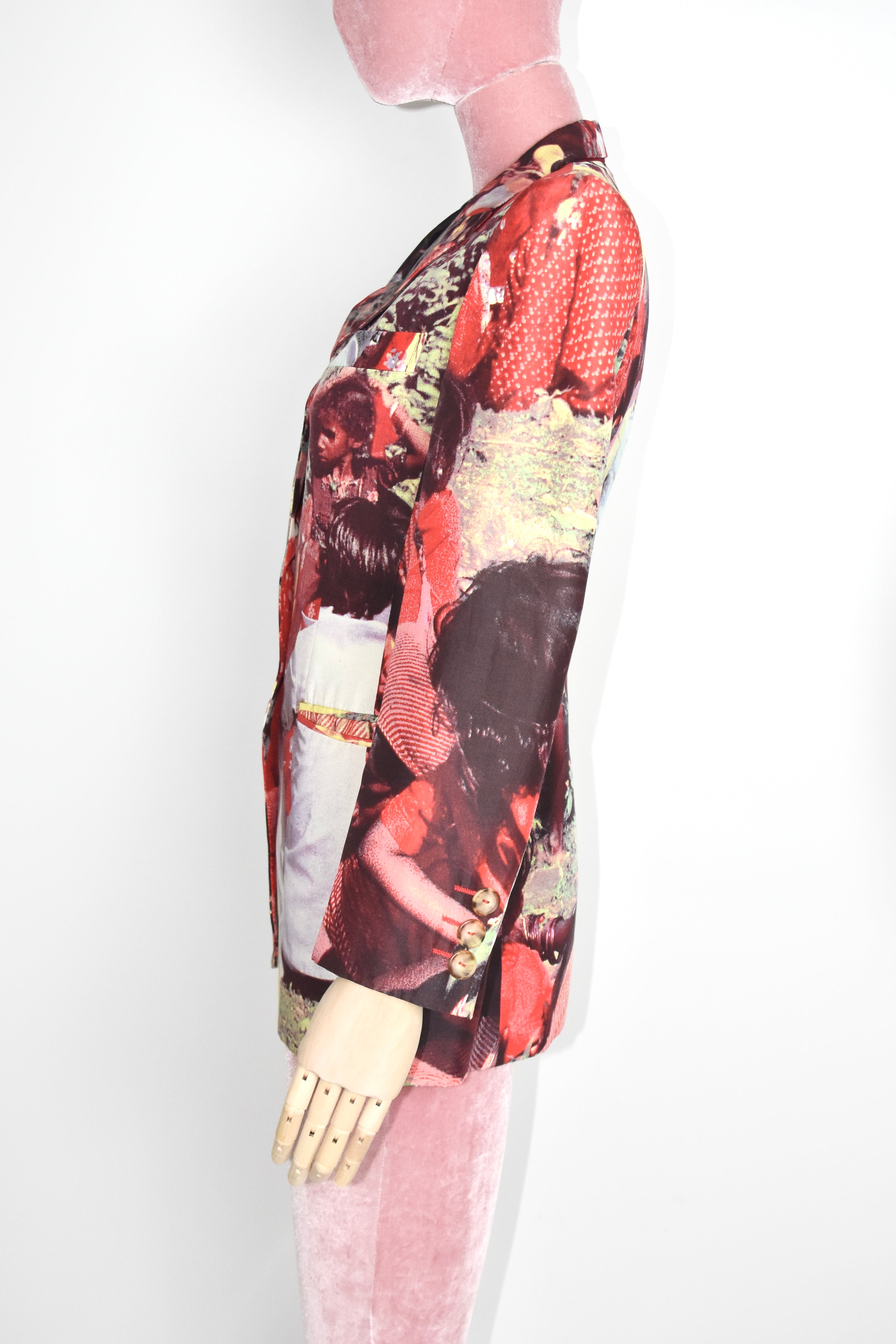 Moschino Vintage All-Over Print Jacket