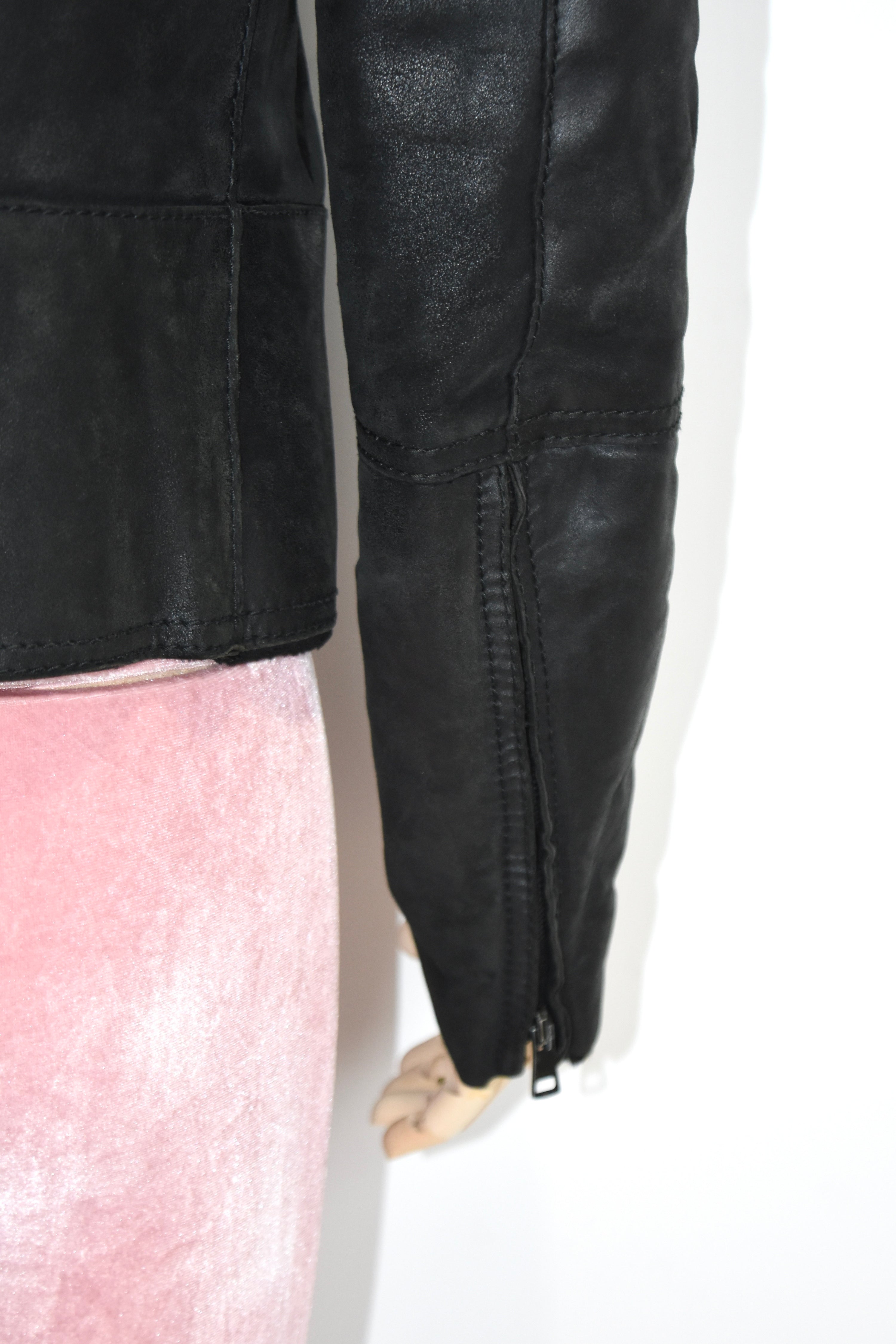 Gucci by Tom Ford Hooded Shearling Leather Jacket