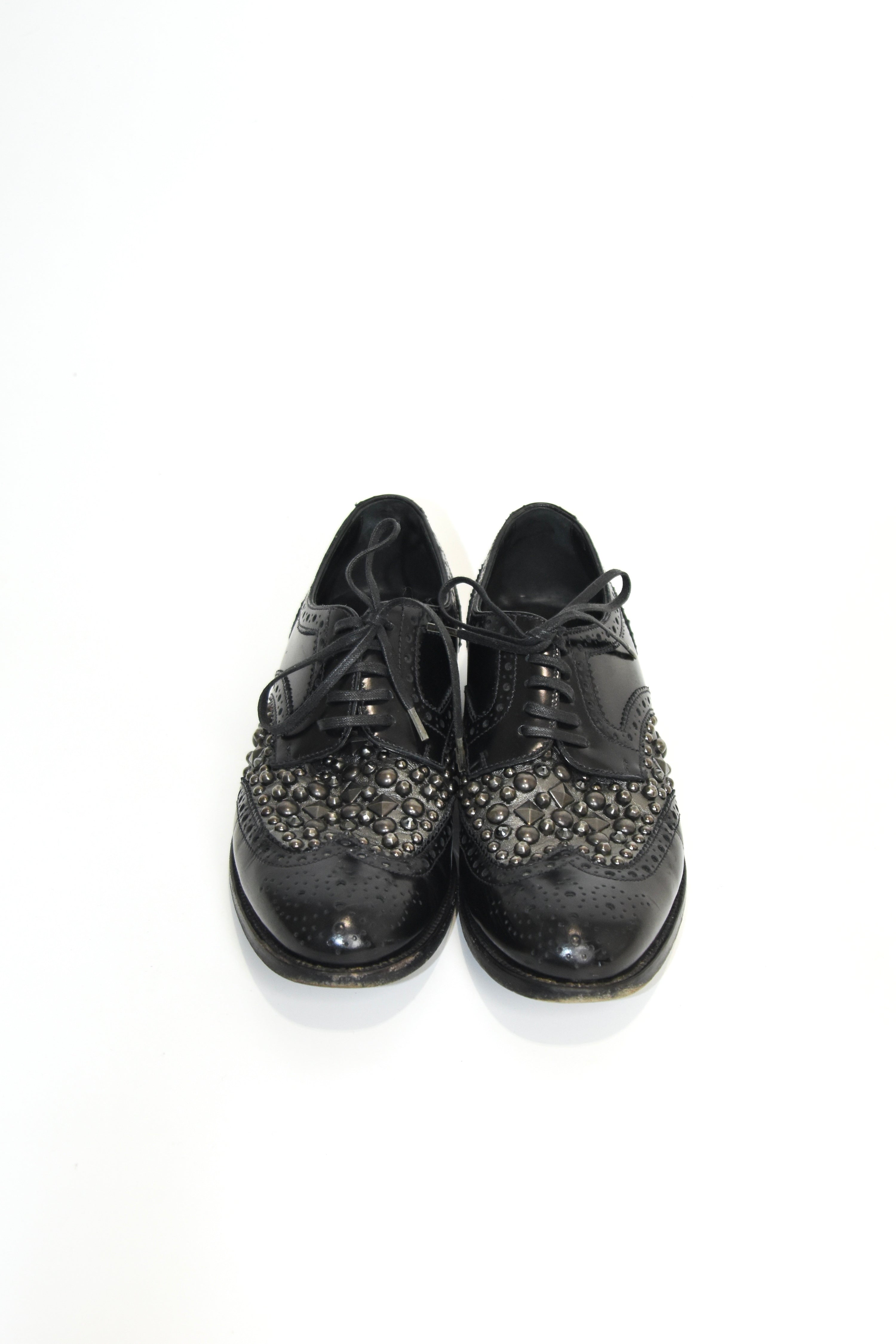 Dolce & Gabbana Studded Gothic Brogues