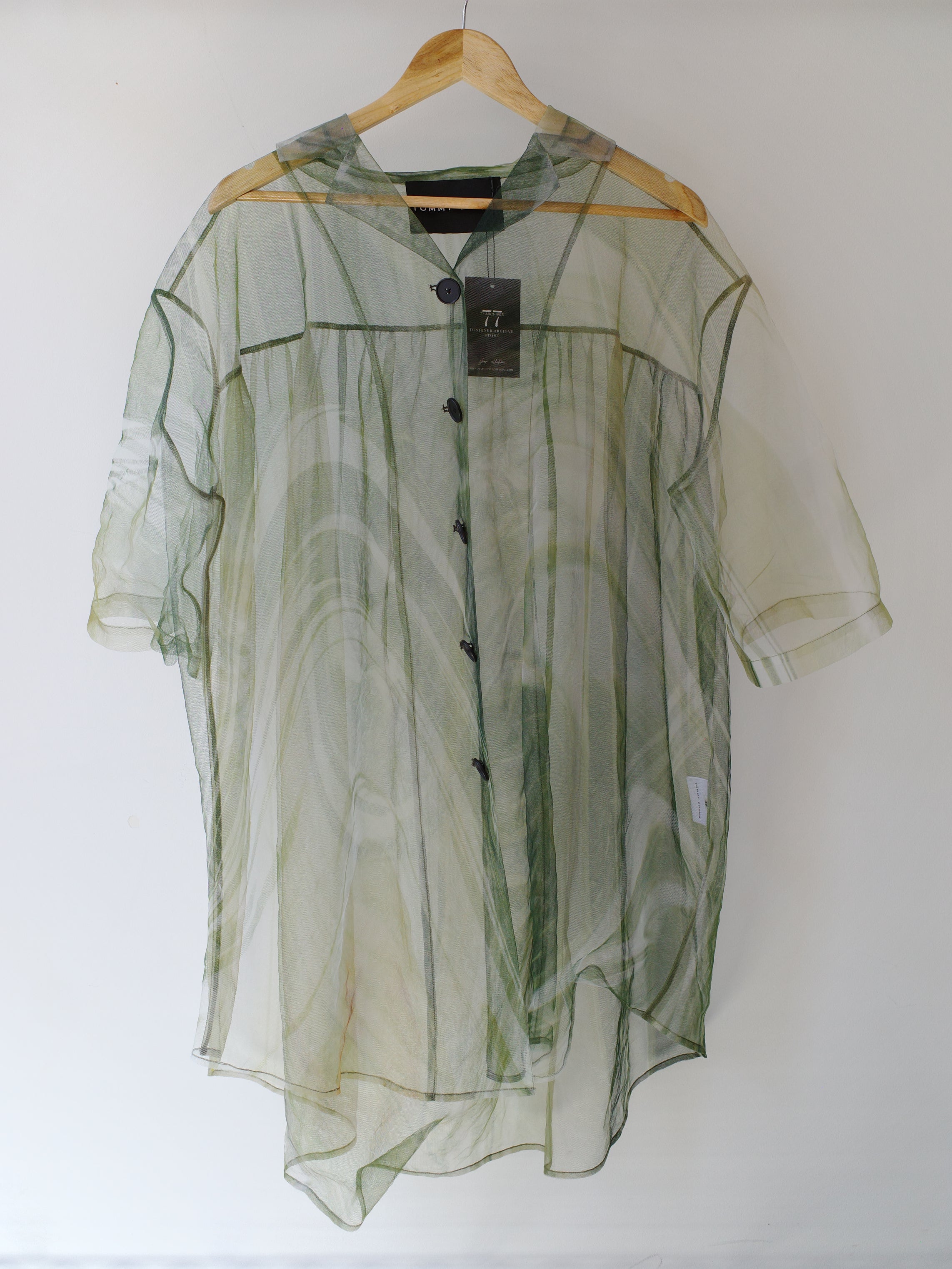 Tommy Zhong Sheer Printed Shirt