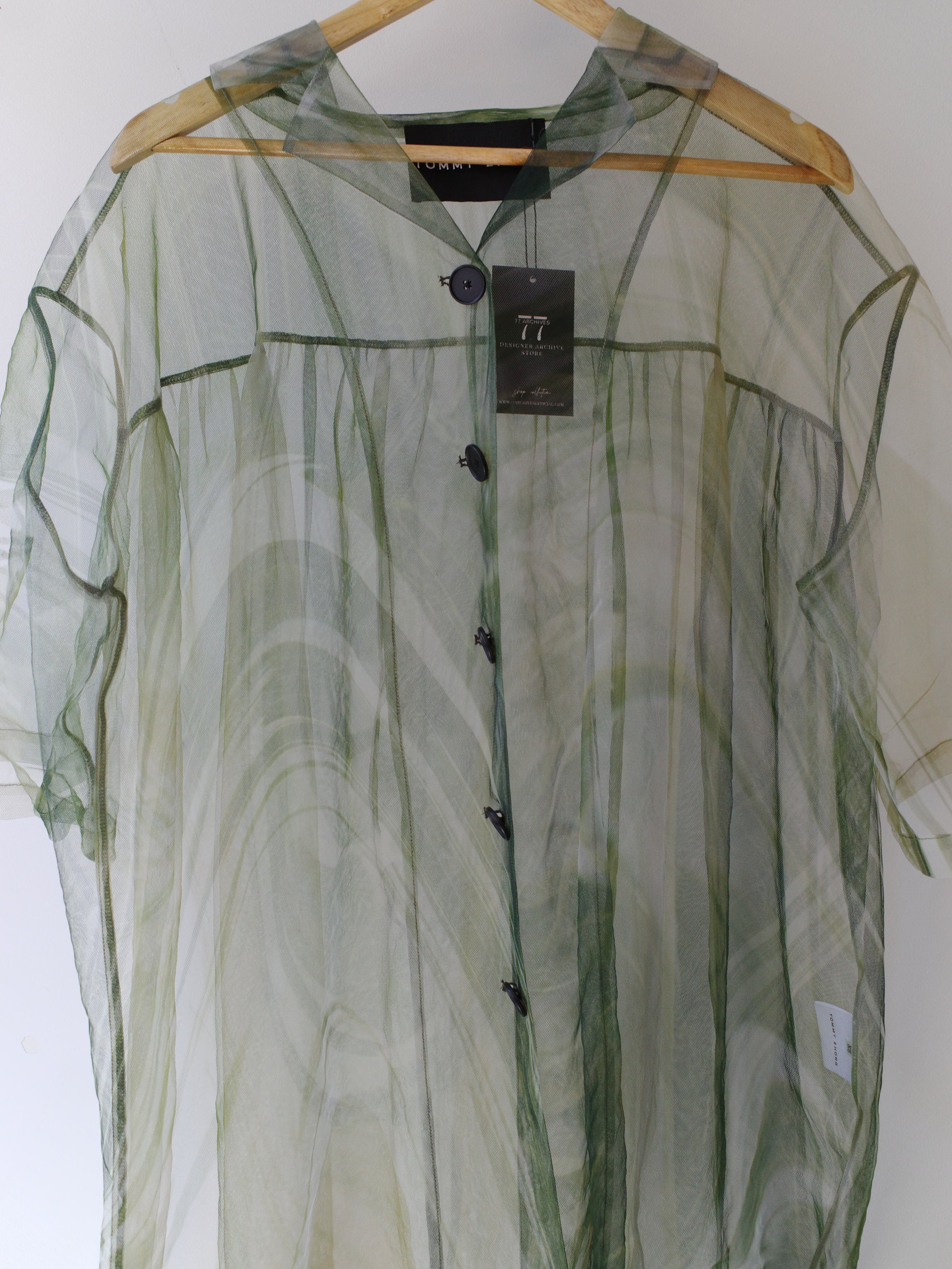 Tommy Zhong Sheer Printed Shirt