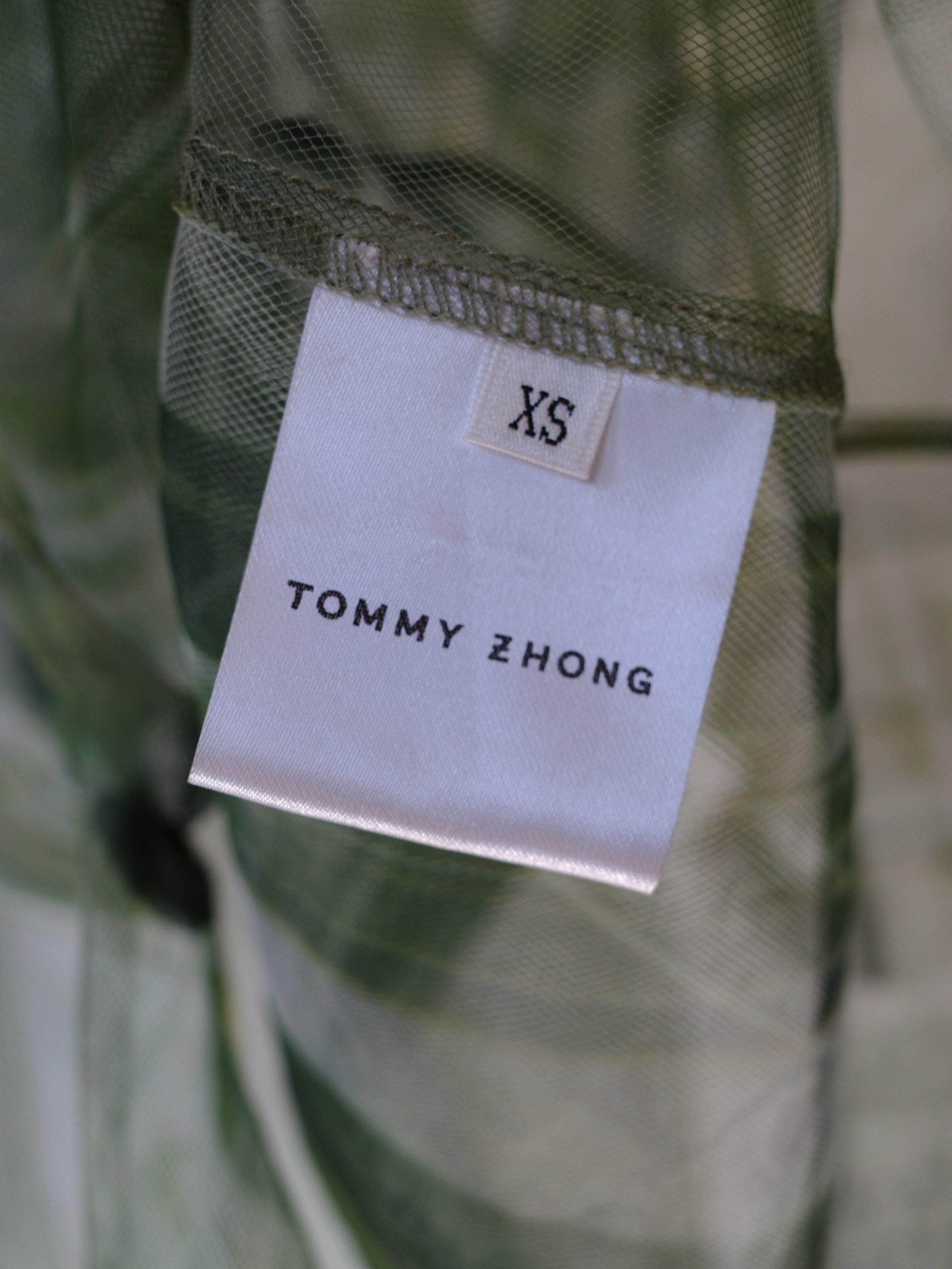 Tommy Zhong Sheer Printed Shirt