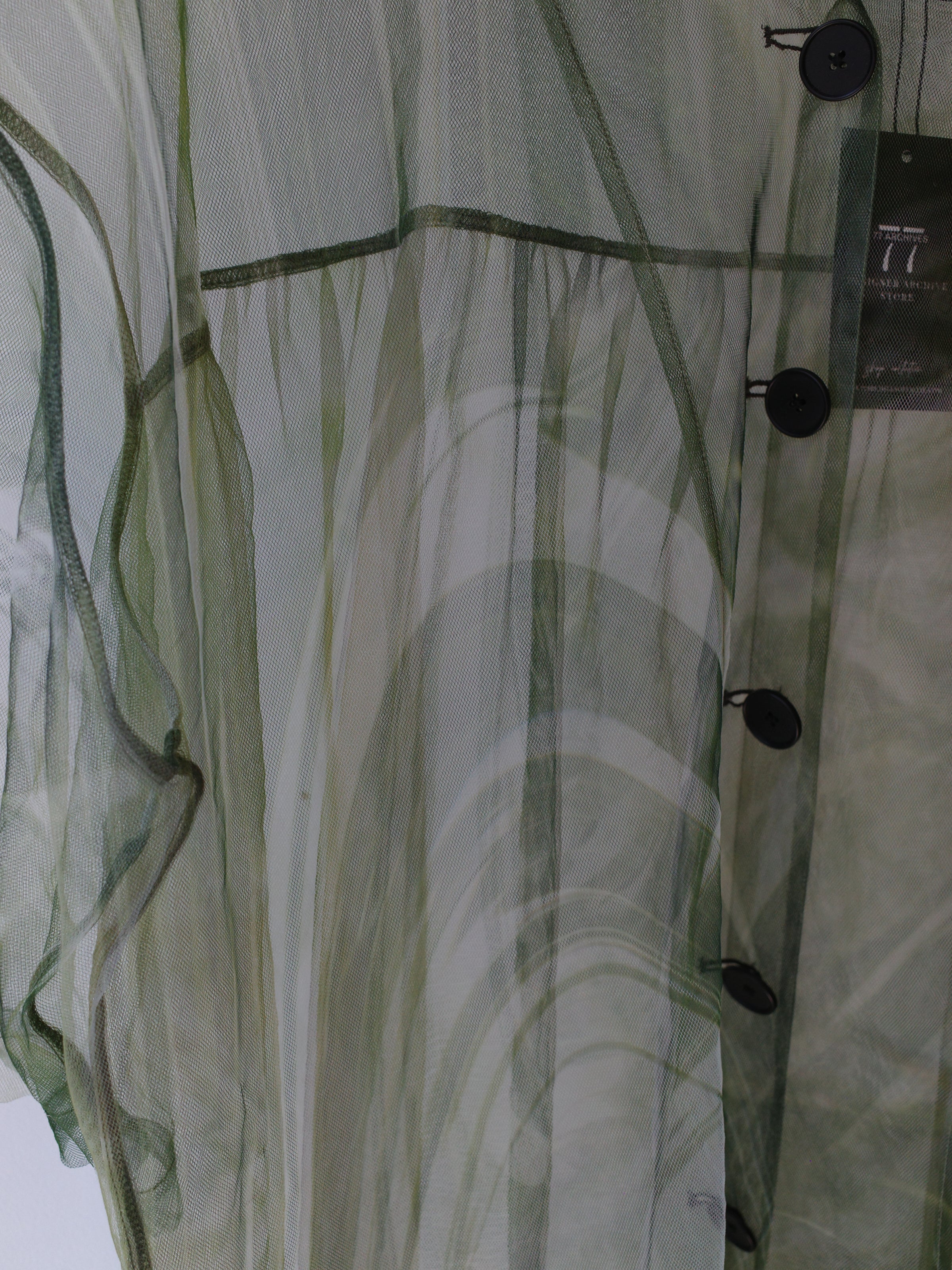 Tommy Zhong Sheer Printed Shirt
