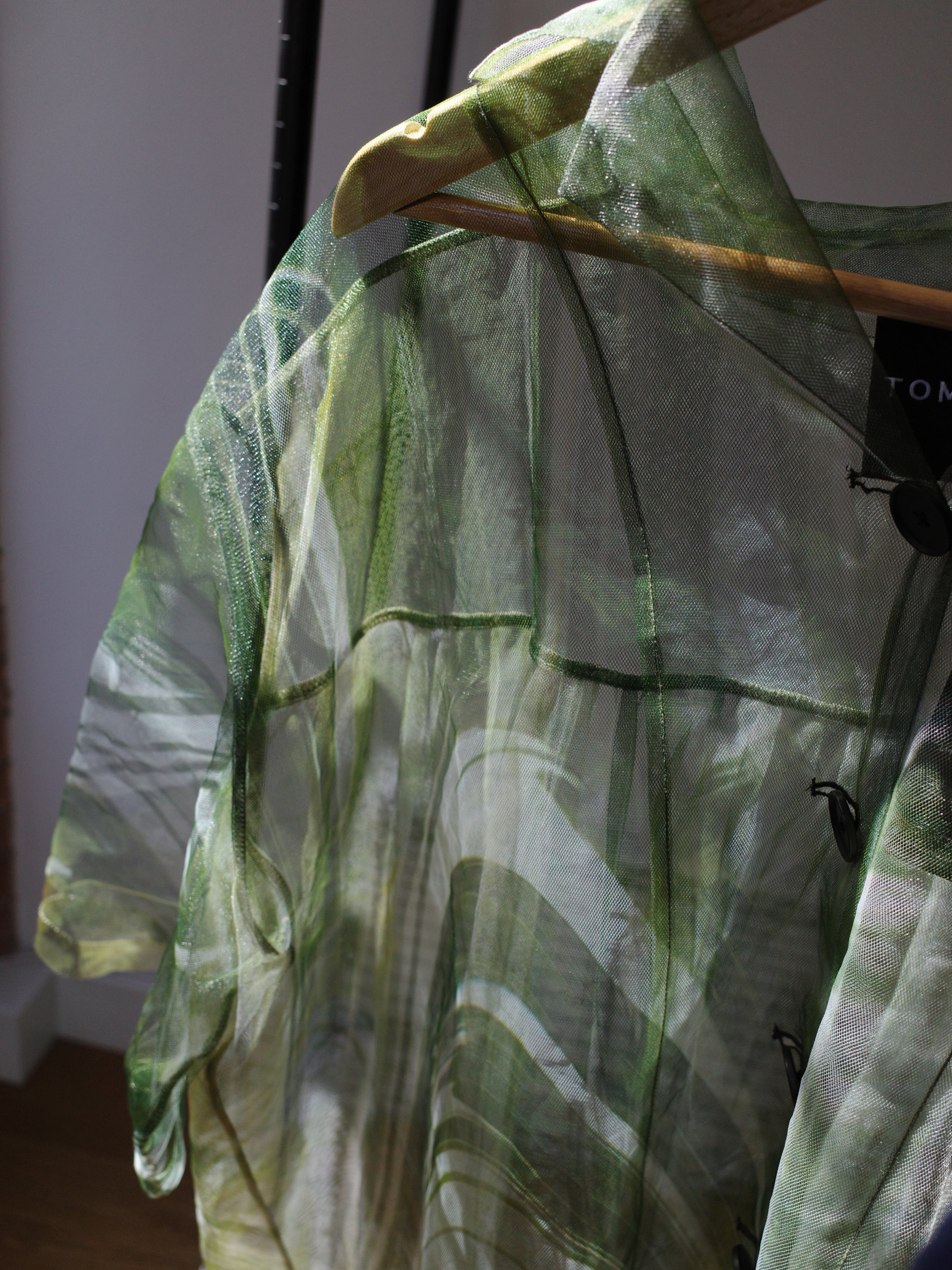 Tommy Zhong Sheer Printed Shirt