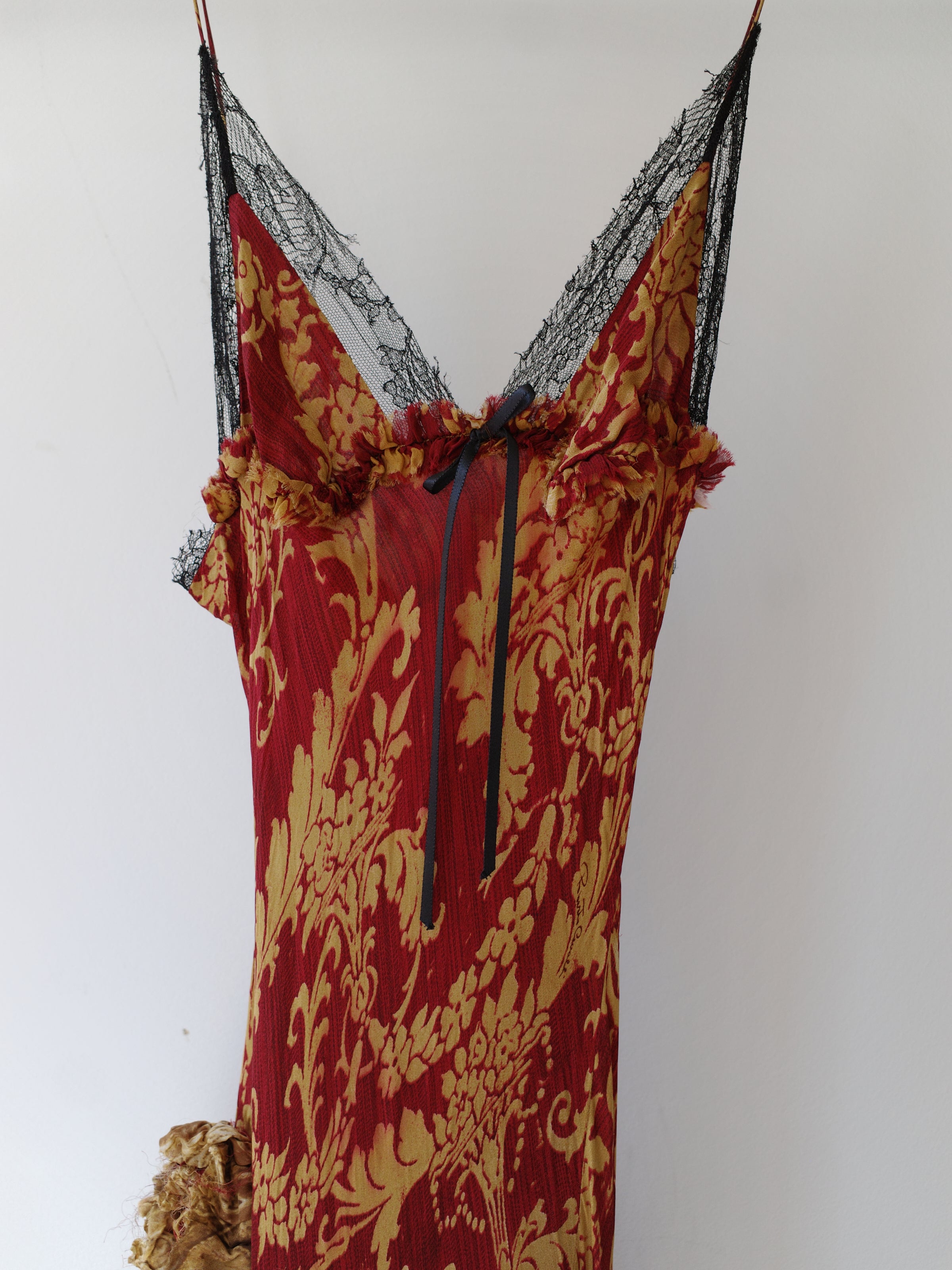 Roberto Cavalli Spring 2001 Runway Silk Gown