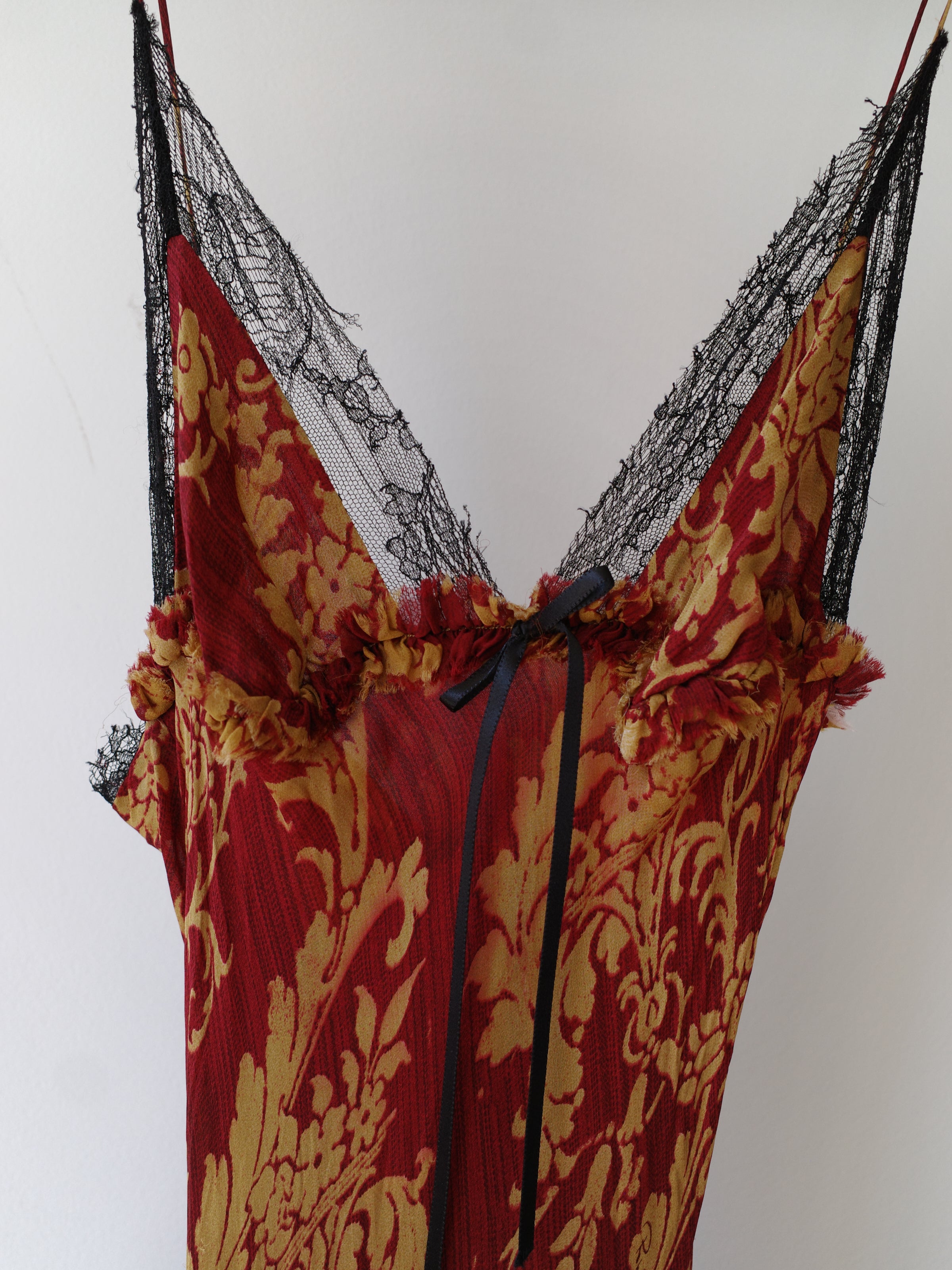 Roberto Cavalli Spring 2001 Runway Silk Gown