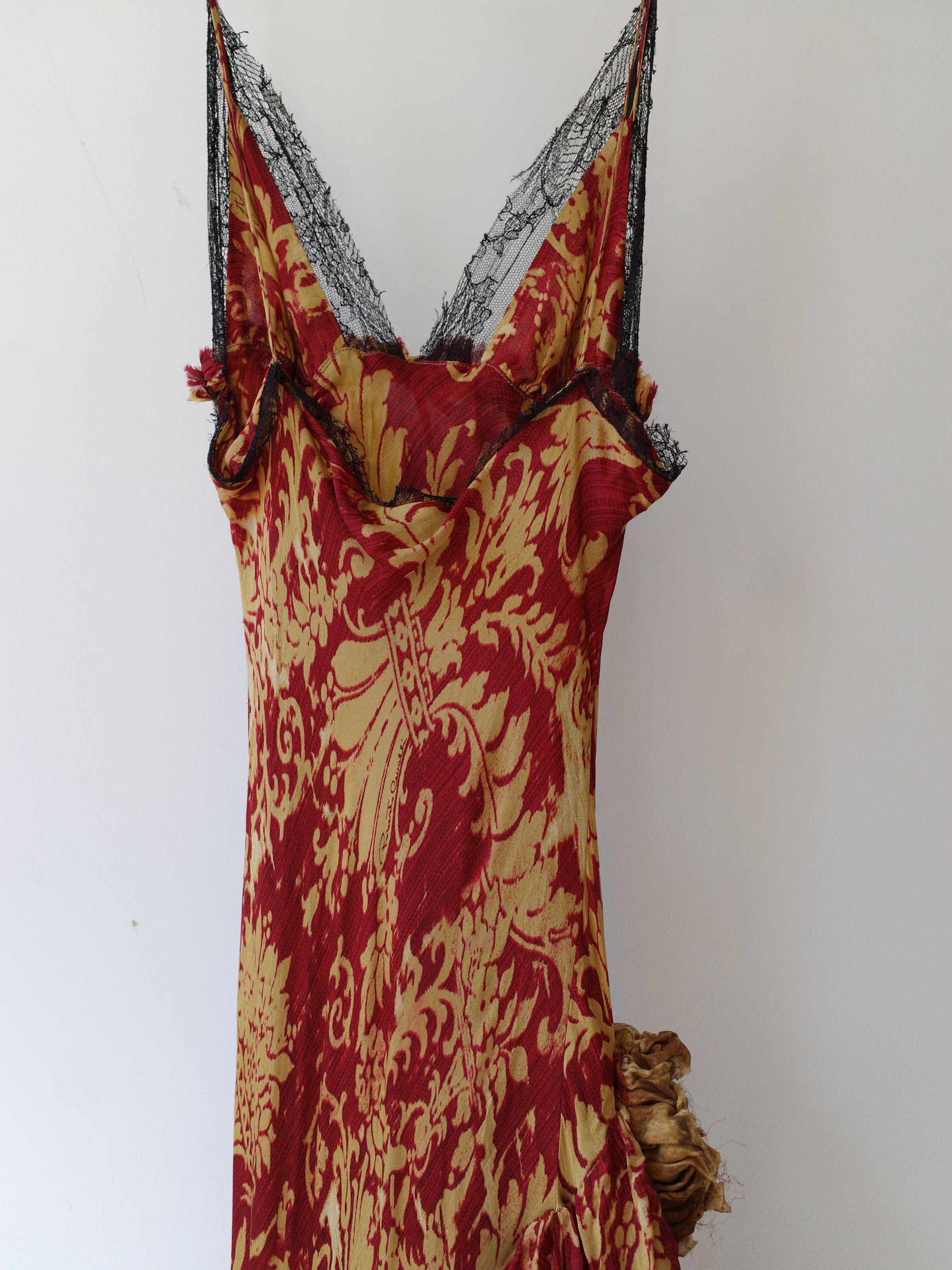 Roberto Cavalli Spring 2001 Runway Silk Gown