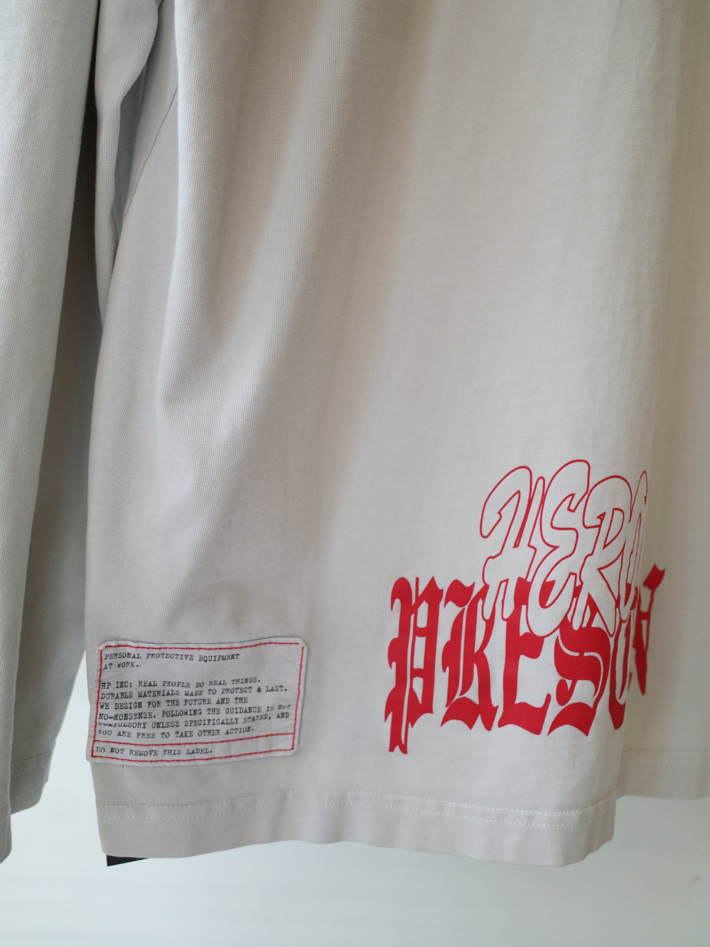 Heron Preston Skull Print Long Sleeve Tee