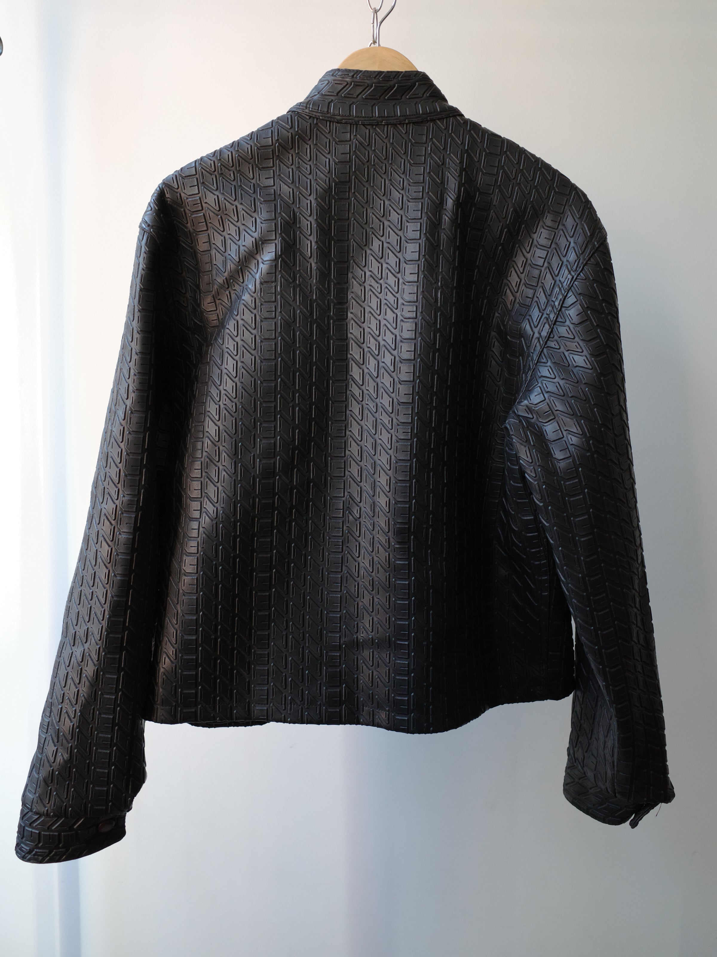 Moschino Vintage Tyre-Tread Quilted Jacket
