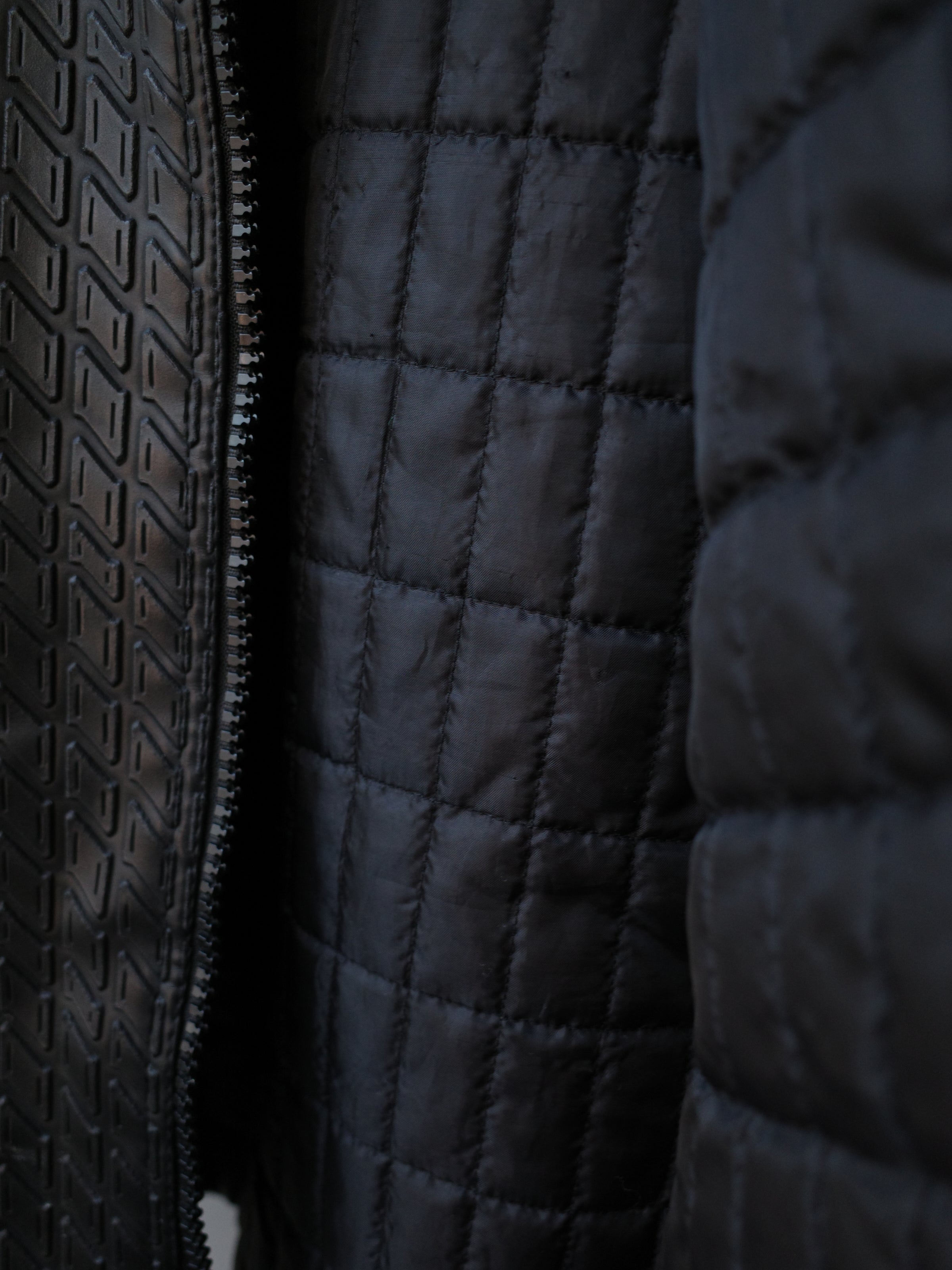 Moschino Vintage Tyre-Tread Quilted Jacket
