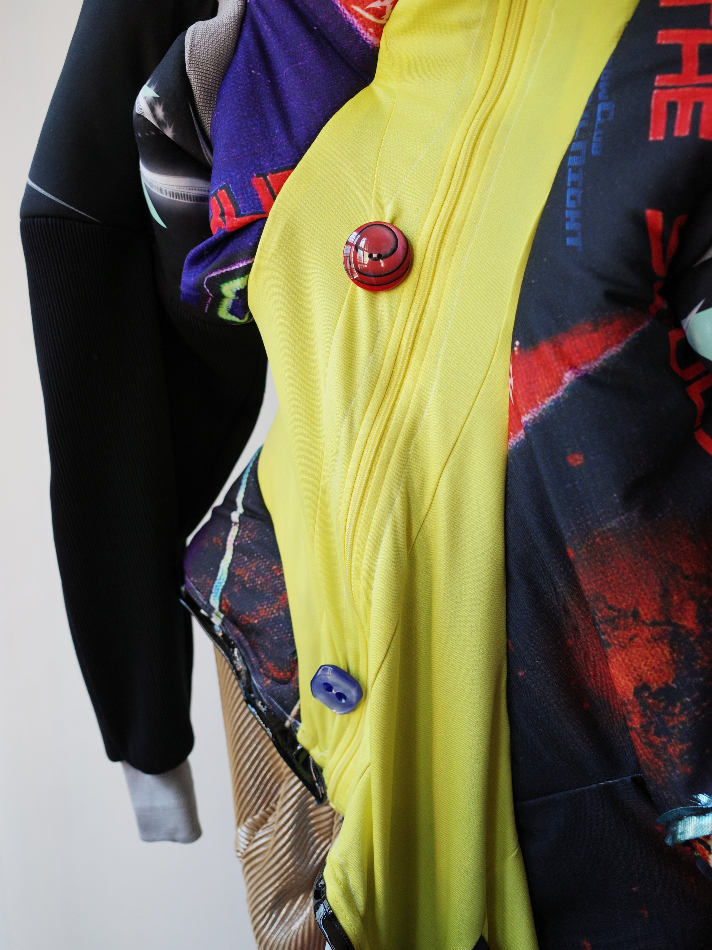 YAONOVA Reconstructed Dual-Layer Jersey Jacket