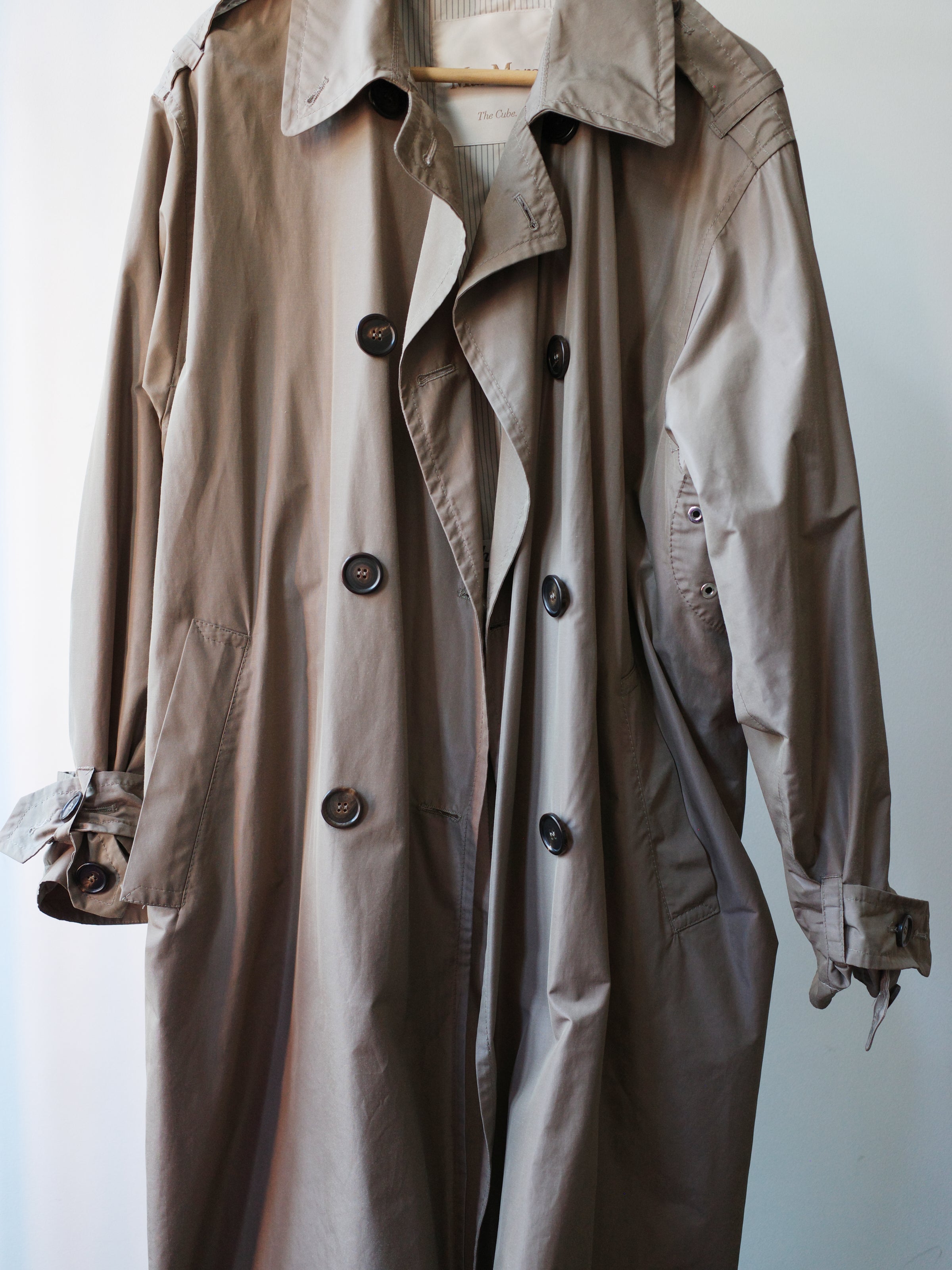 Max Mara The Cube Oversized Trench Coat