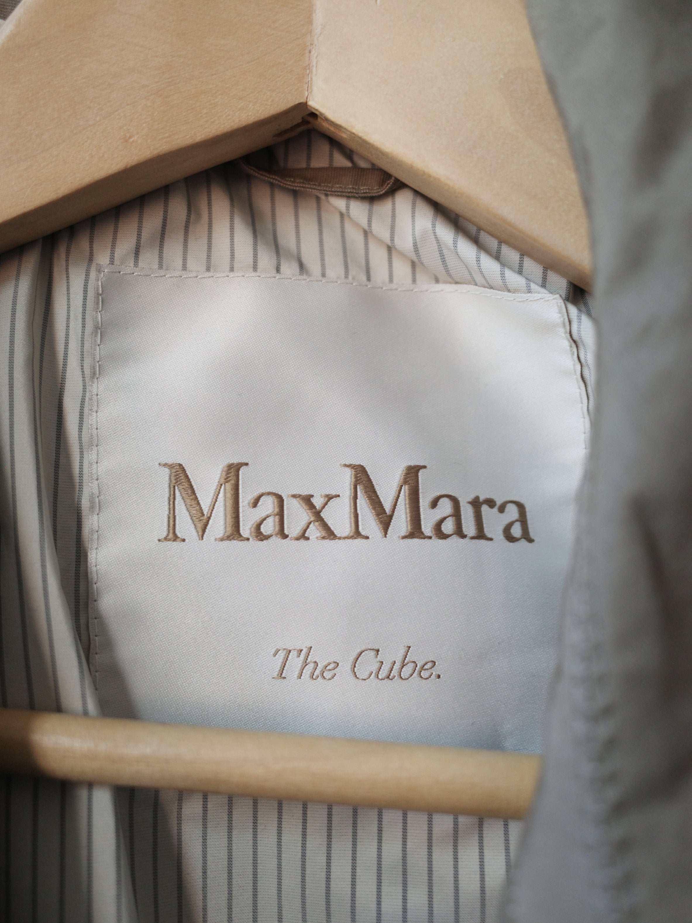 Max Mara The Cube Oversized Trench Coat