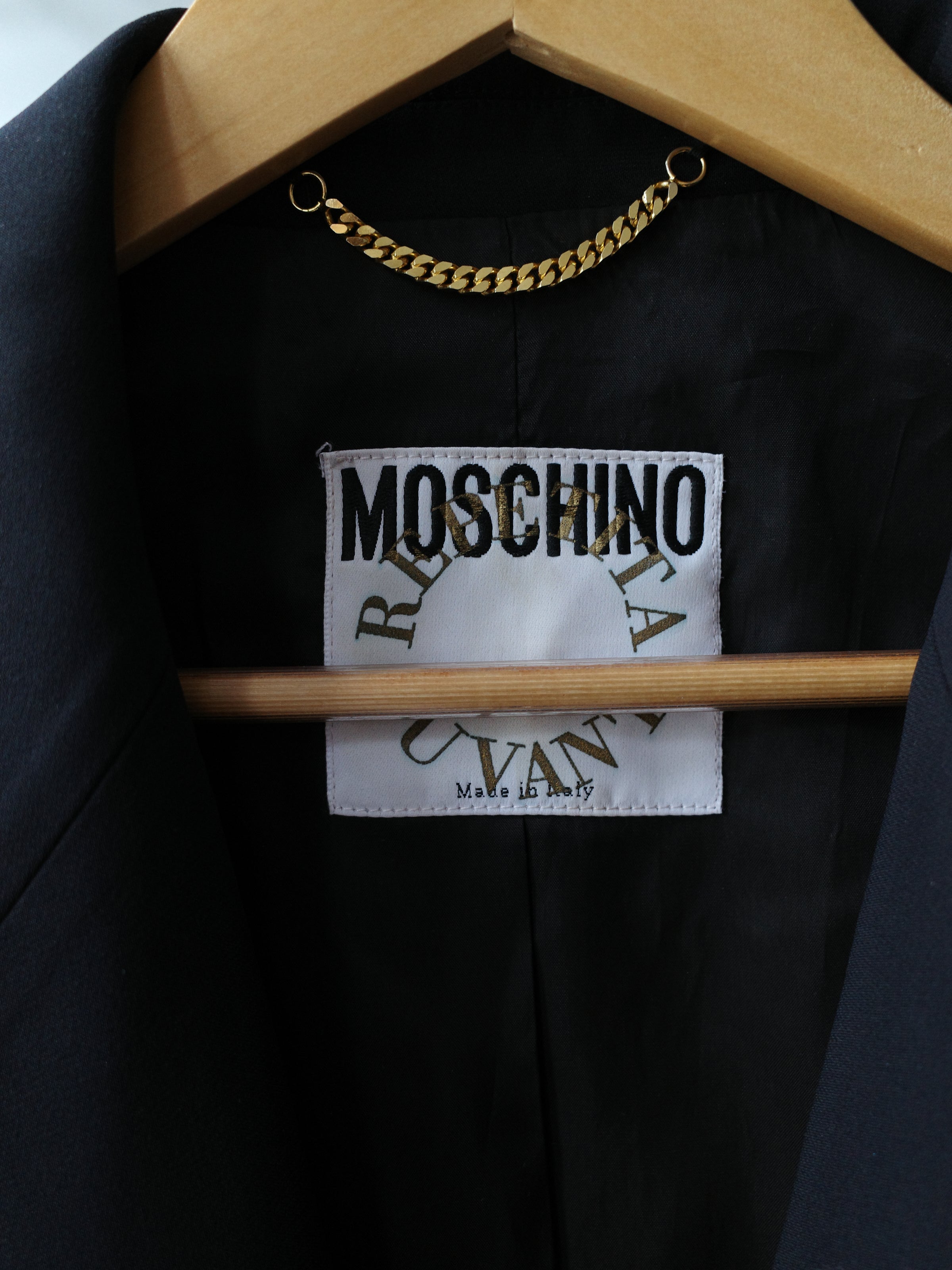 Moschino Couture Vintage Rhinestone Punctuation Blazer