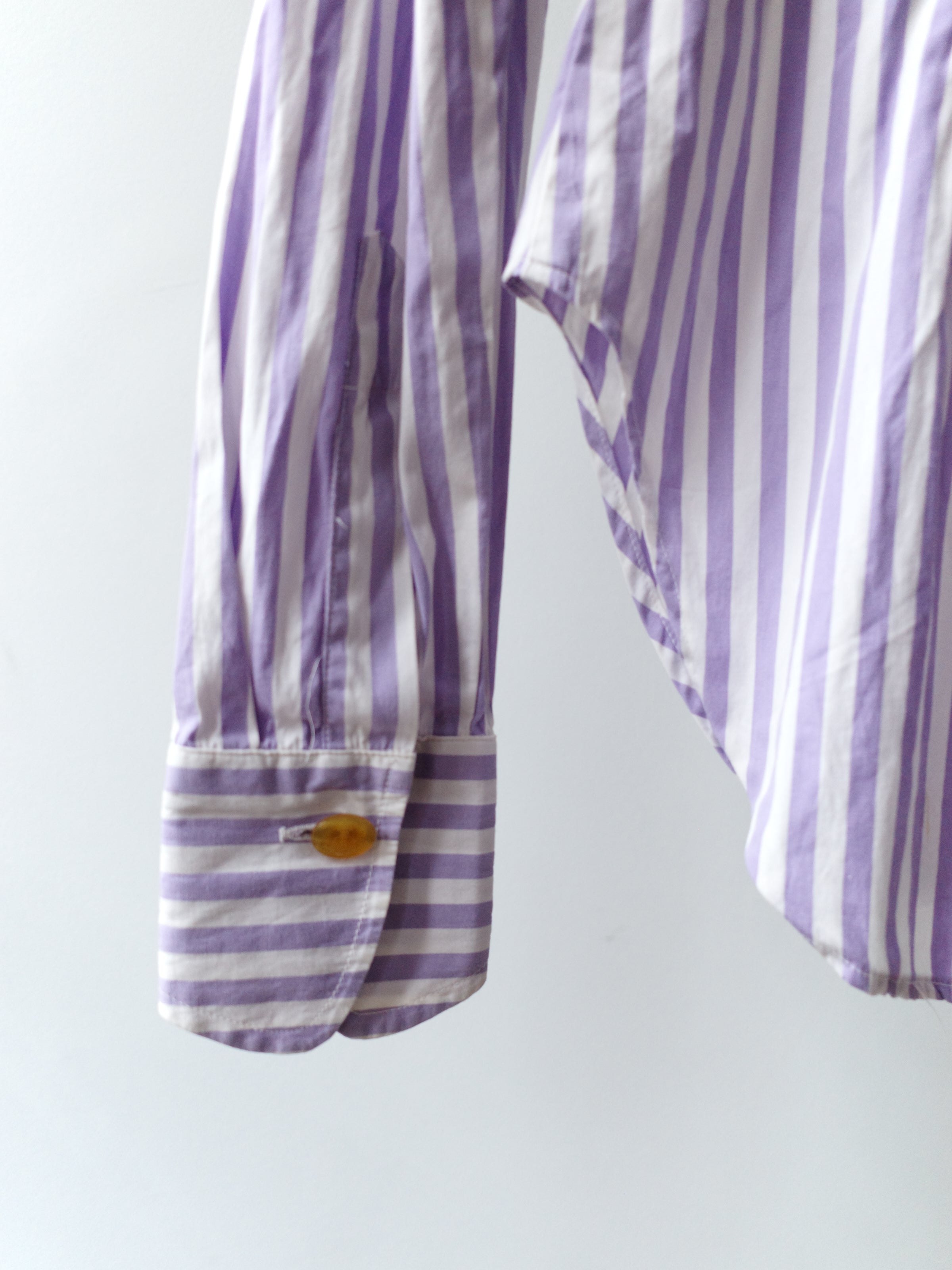Vivienne Westwood Vintage Metallic Bib Striped Shirt