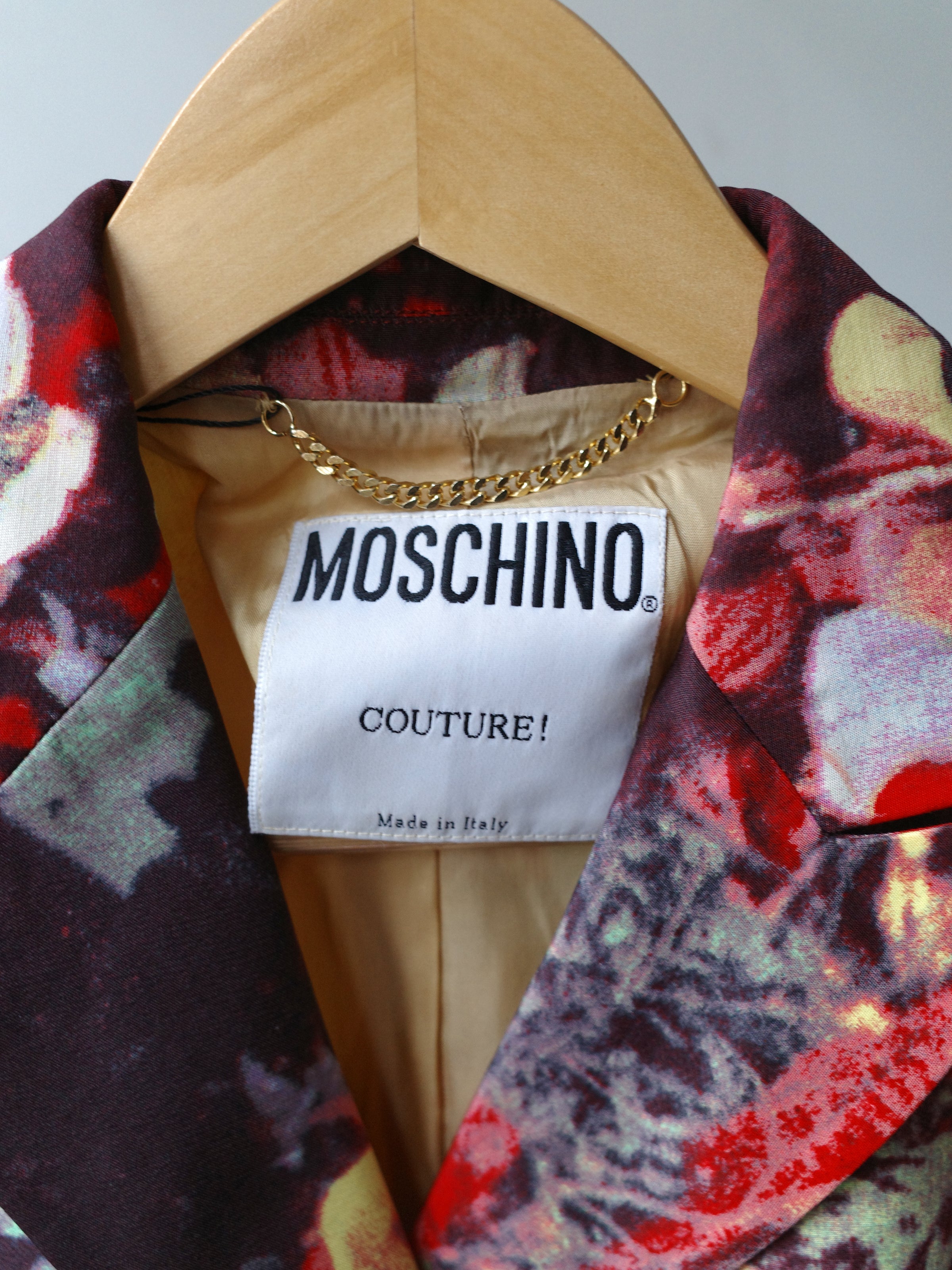 Moschino Vintage All-Over Print Jacket