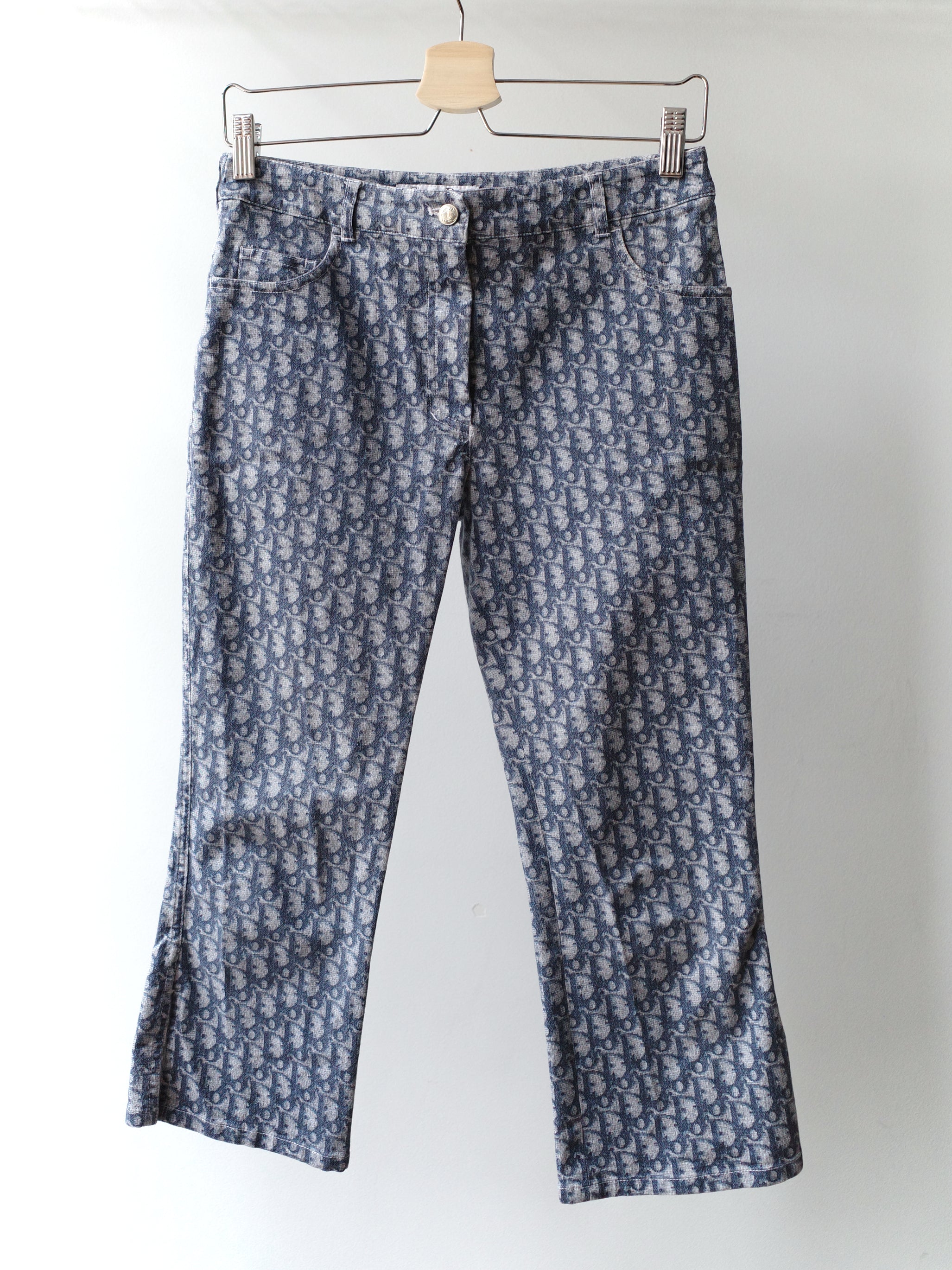 Christian Dior by John Galliano Diorissimo Monogram Capri Pants