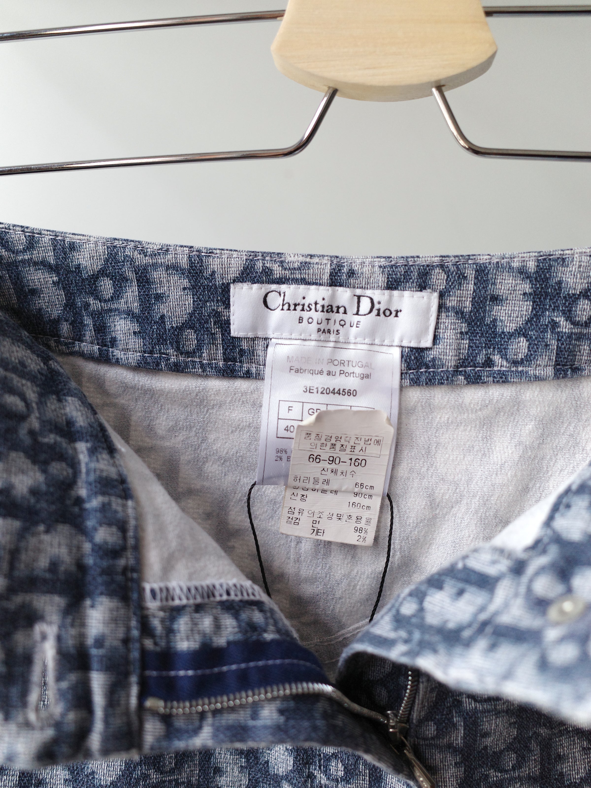 Christian Dior by John Galliano Diorissimo Monogram Capri Pants