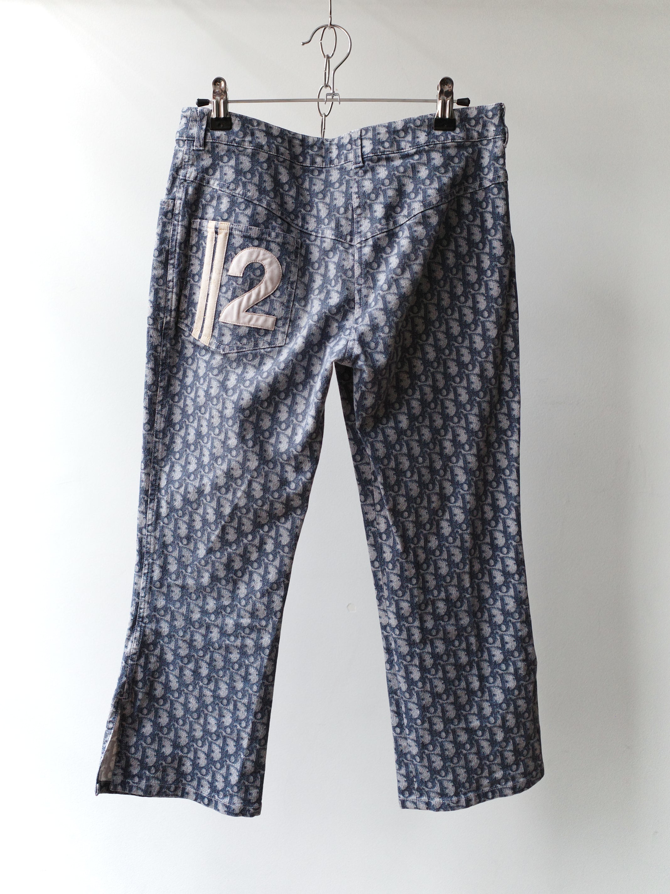 Christian Dior by John Galliano Diorissimo Monogram Capri Pants
